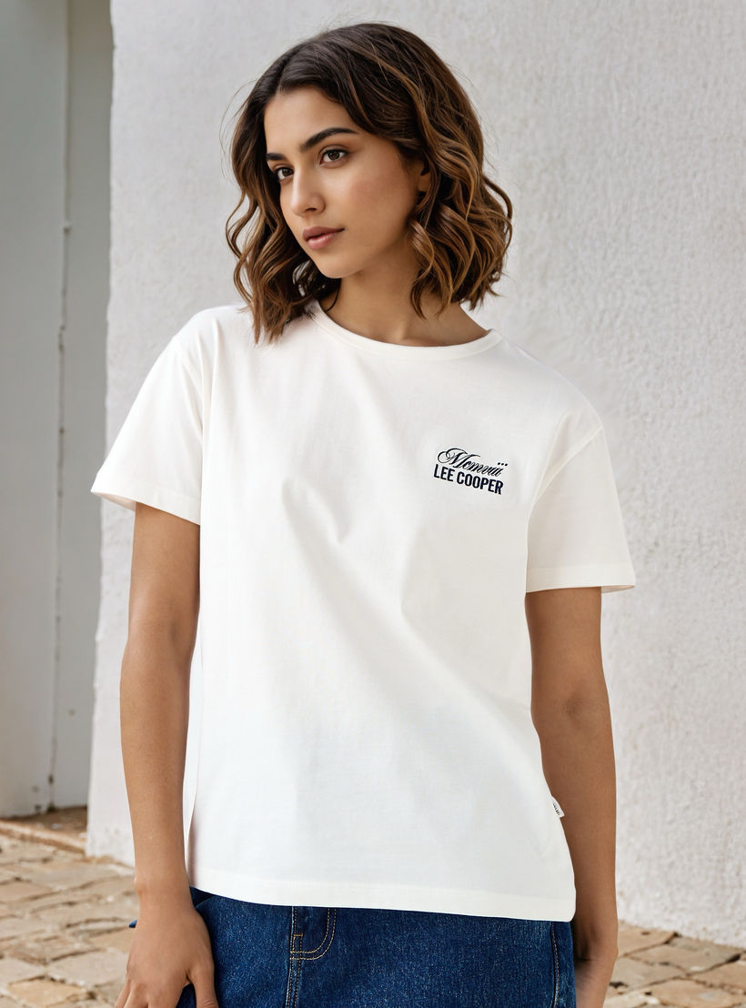 Lee Cooper Printed T-shirt-women-clothing-tshirts-image-1