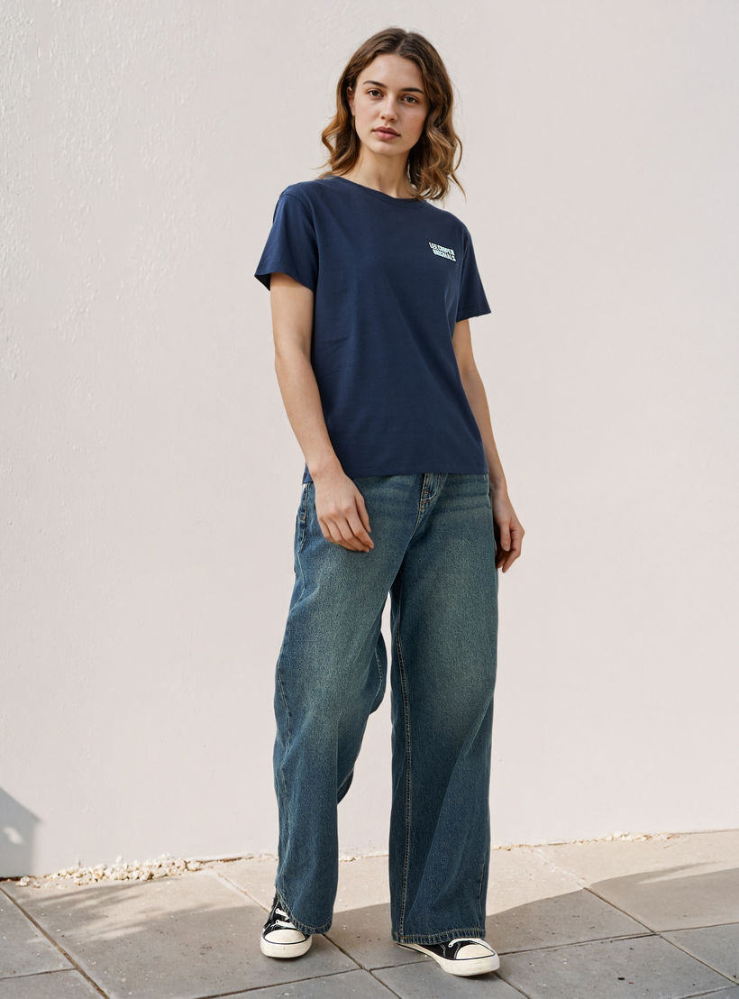 Lee Cooper Printed T-shirt-women-clothing-tshirts-image-3