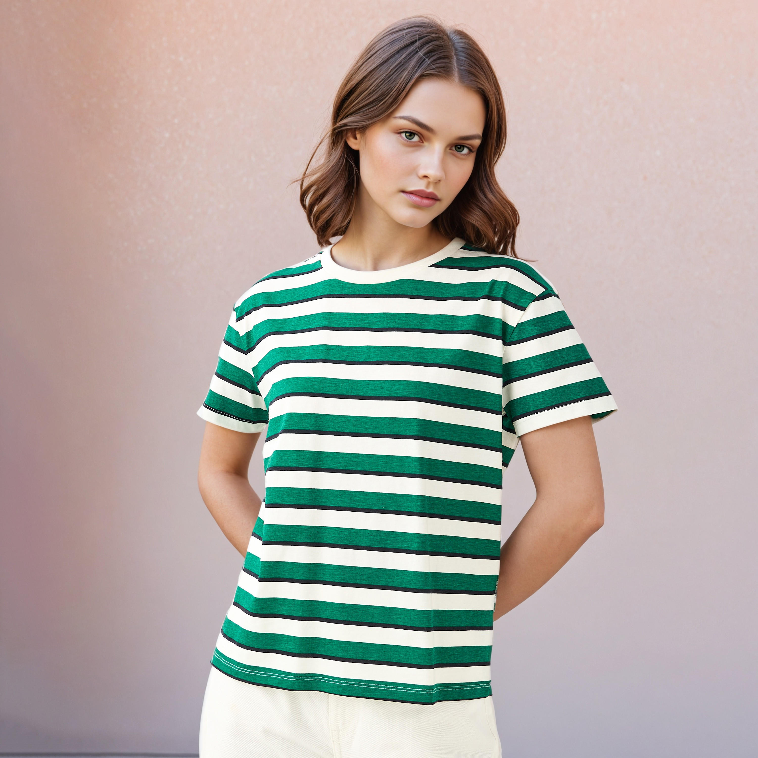تيشيرت مخطط من لي كوبر-women-clothing-tshirts-image-1