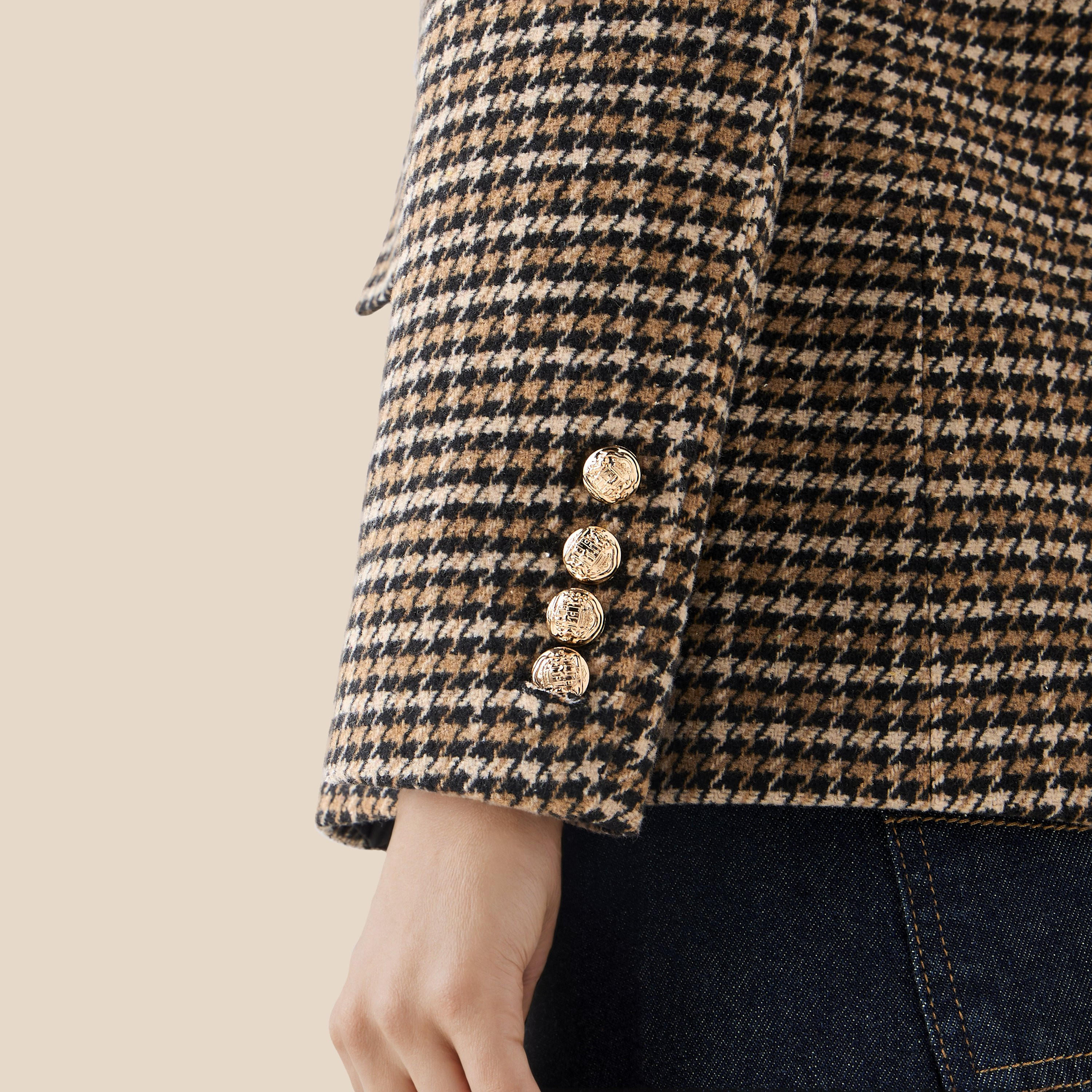 جاكيت توكسيدو قطن هوندستوث بارز الملمس من لي كوبر-women-winterwear-coatsandjackets-jackets-image-2