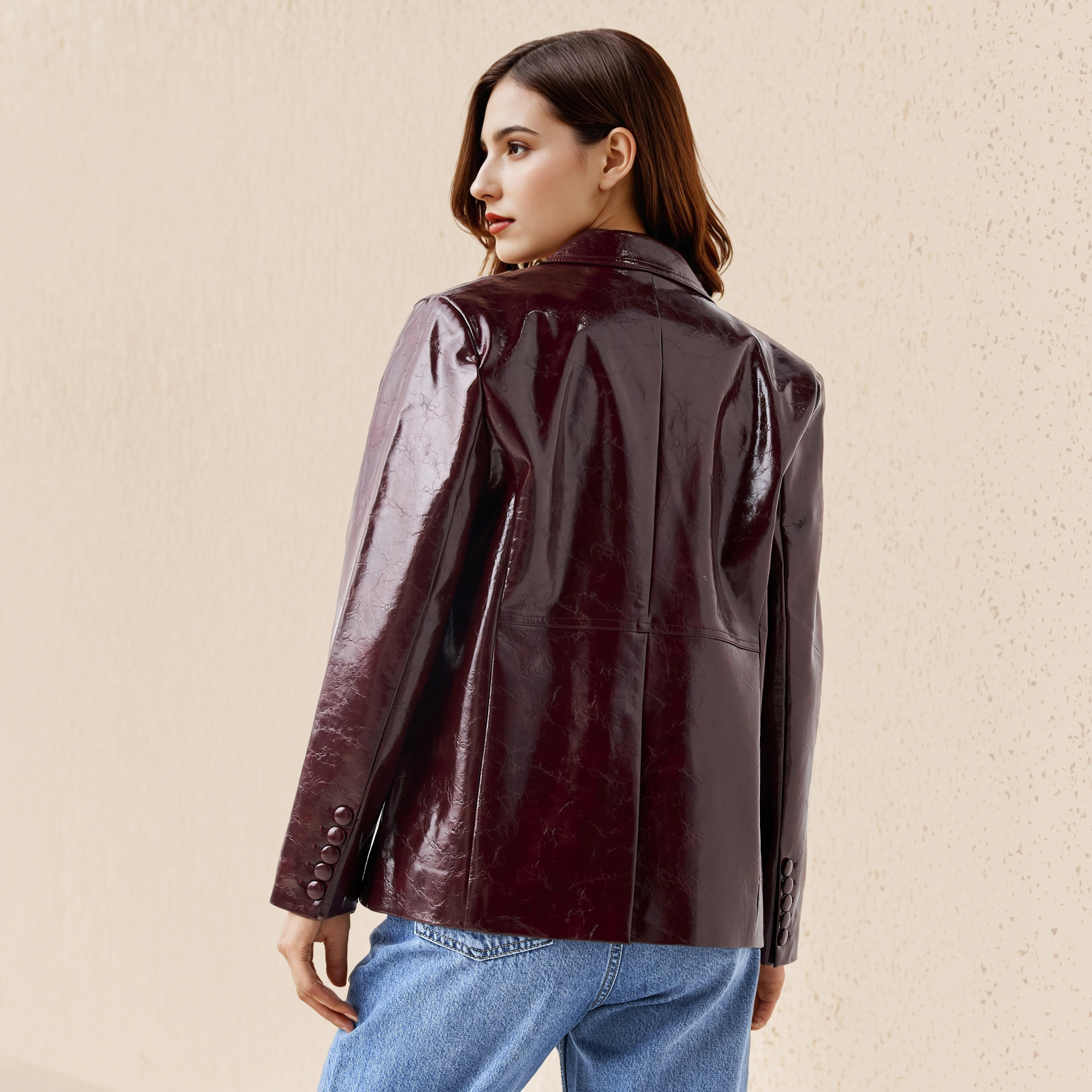 Lee Cooper Cotton Blazer with Notched Lapel-women-clothing-coatsandjackets-blazers-image-3