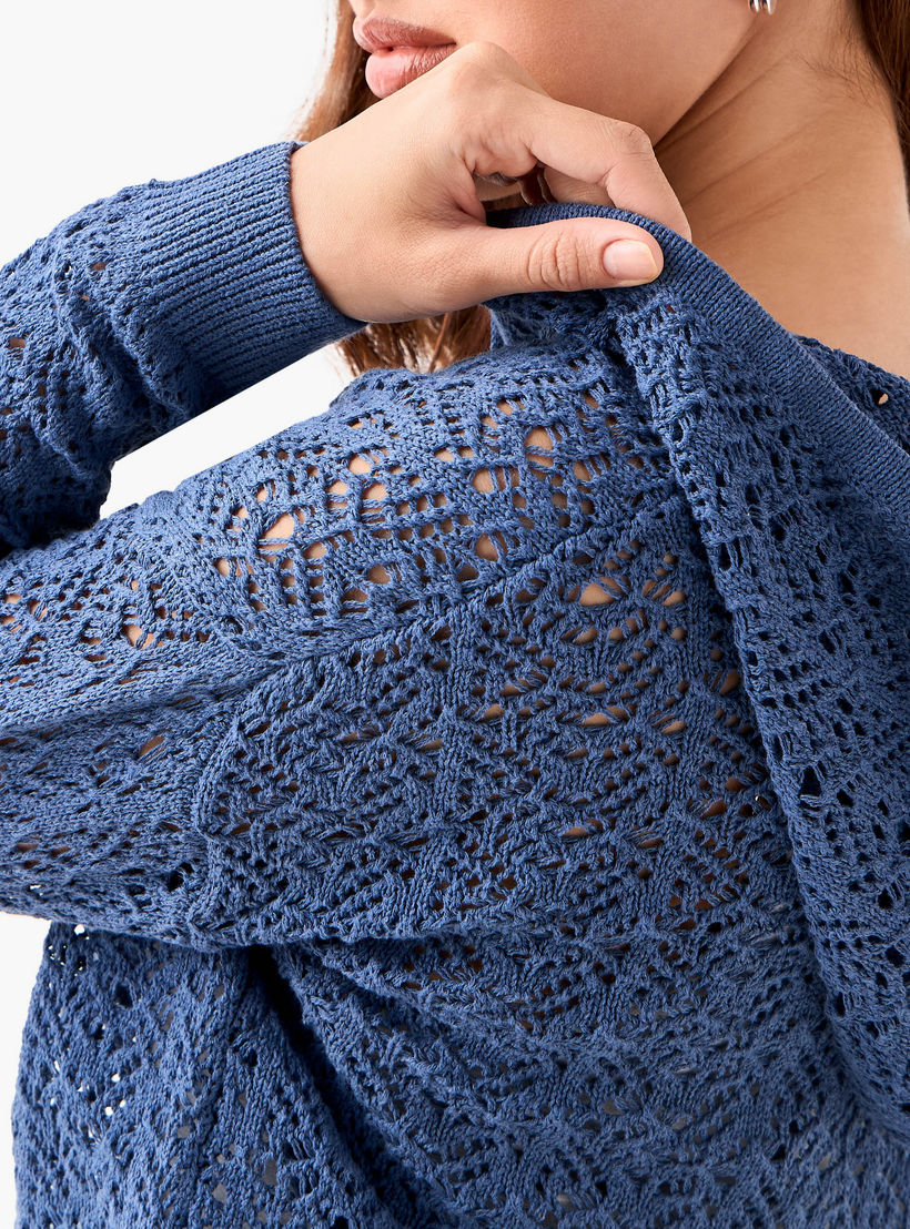 Lee Cooper Sweater with Mesh Texture-women-clothing-cardigansandjumpers-jumpers-image-3