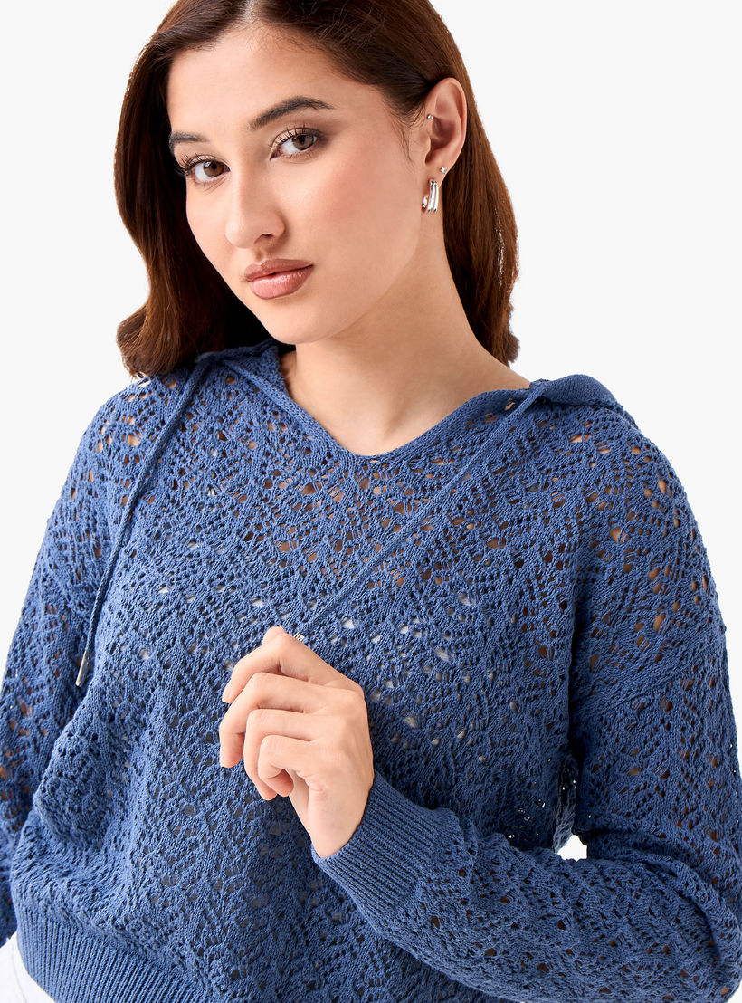 Lee Cooper Sweater with Mesh Texture-women-clothing-cardigansandjumpers-jumpers-image-5