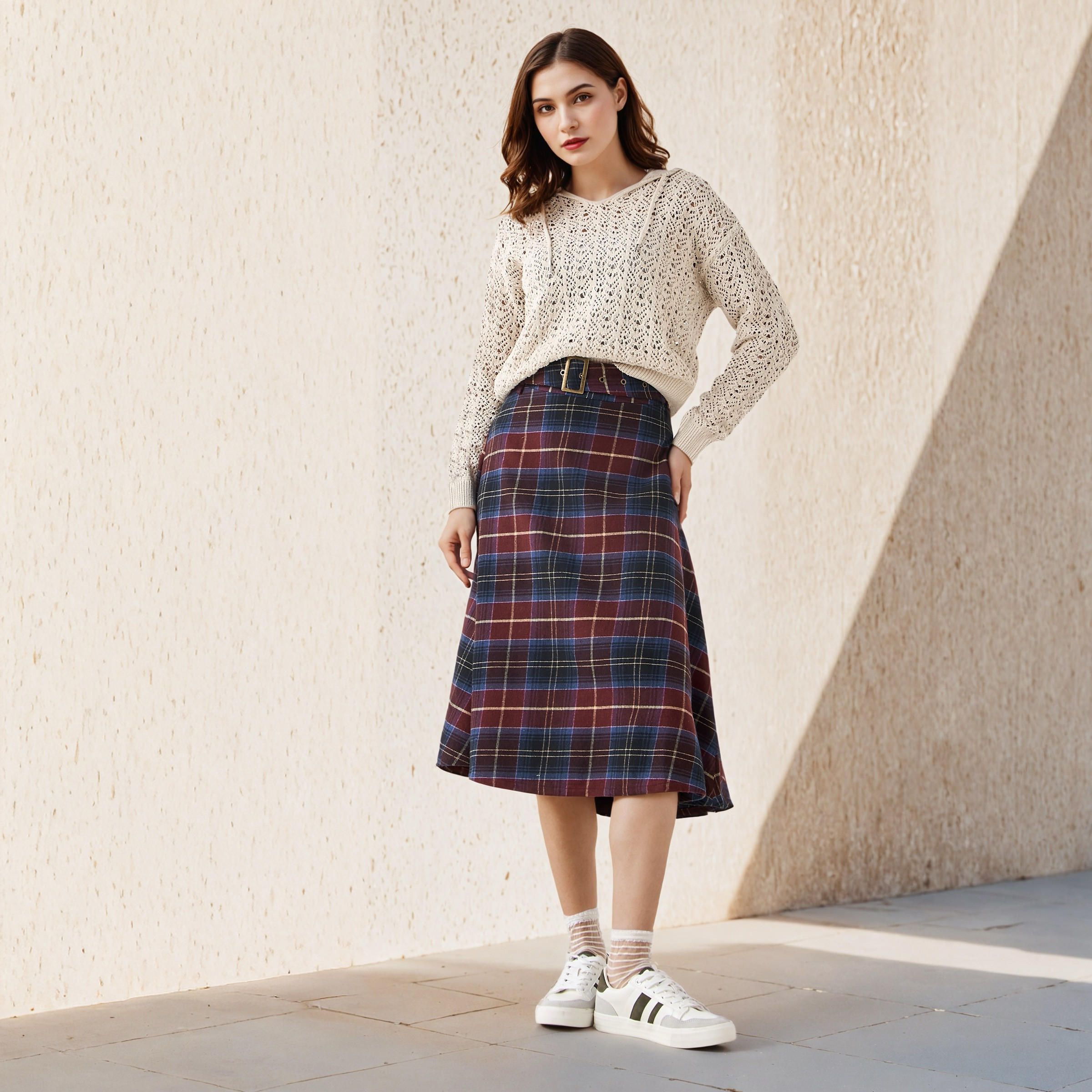 كنزة بملمس شبكي من لي كوبر-women-clothing-cardigansandjumpers-jumpers-image-4