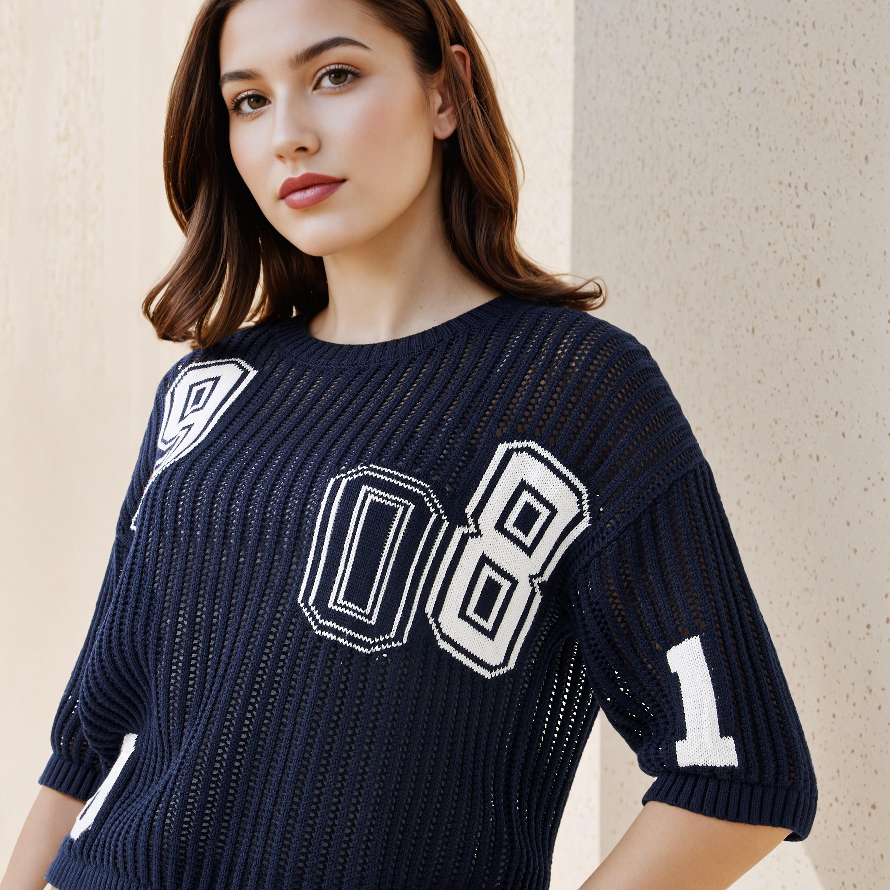 Lee Cooper Top Regular Fit with Varsity Print Cotton-women-clothing-shirtsandblouses-blouses-image-5