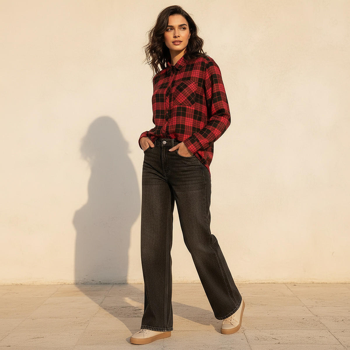 Lee Cooper Viscose Shirt with Pocket-women-clothing-shirtsandblouses-shirts-image-3