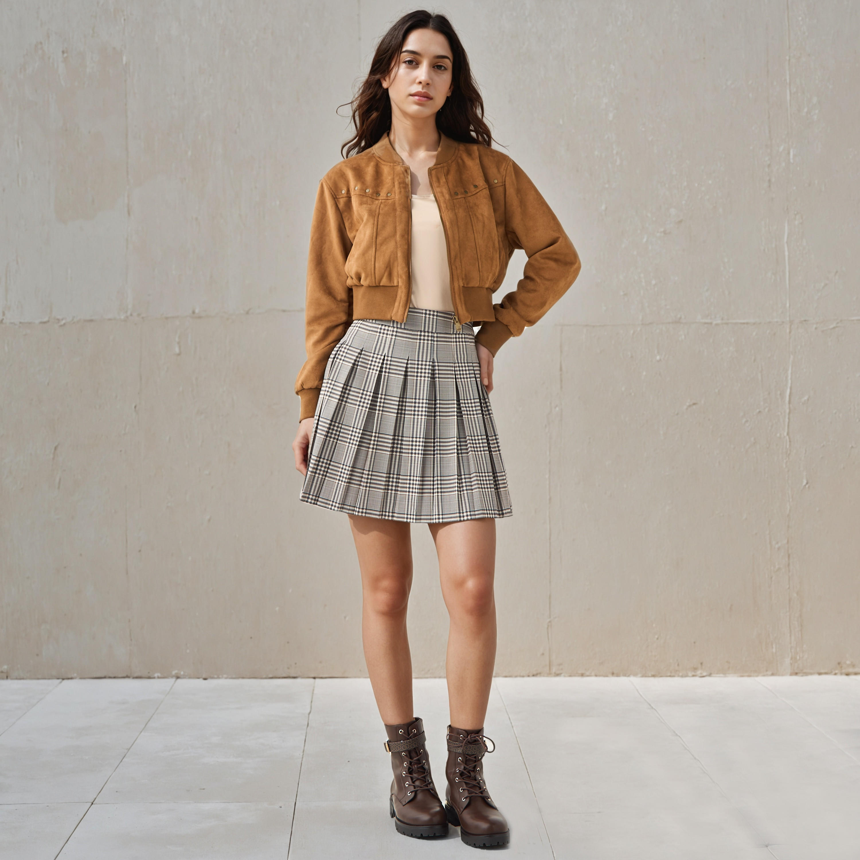 جاكيت بومبر قصير مزين من لي كوبر-women-winterwear-coatsandjackets-jackets-image-2