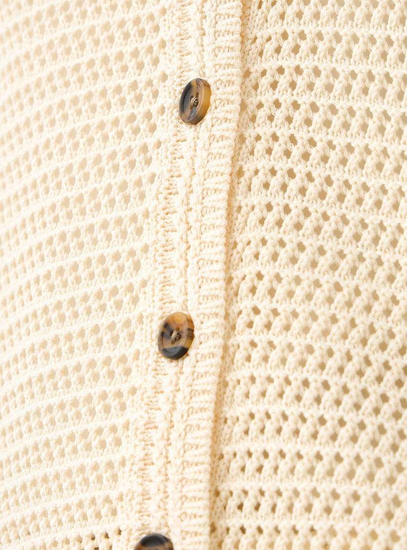 Lee Cooper Textured Button Through Acrylic Shirt-women-clothing-shirtsandblouses-shirts-image-5