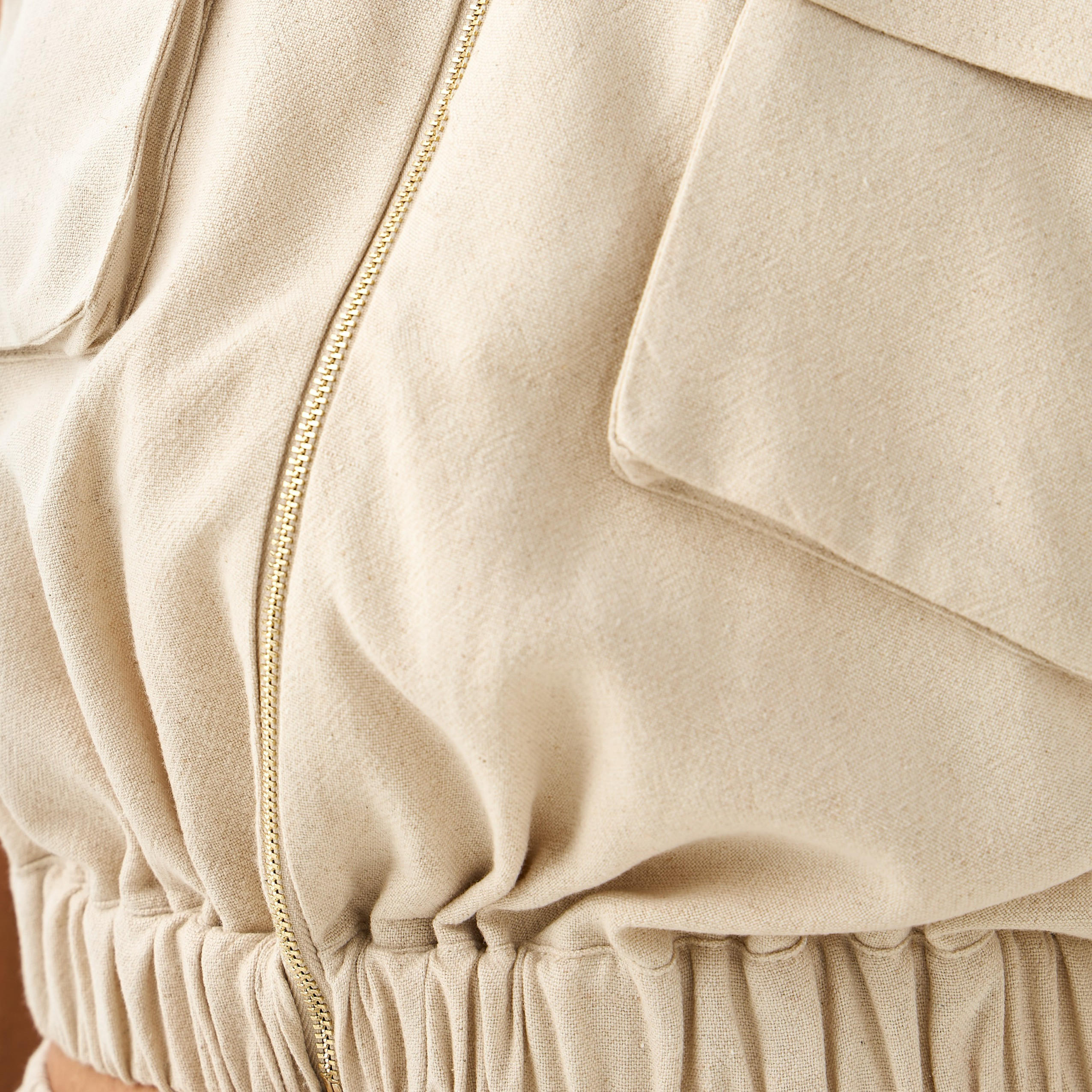 Lee Cooper Zip Through Sleeveless Linen Blend Top-women-clothing-shirtsandblouses-blouses-image-6