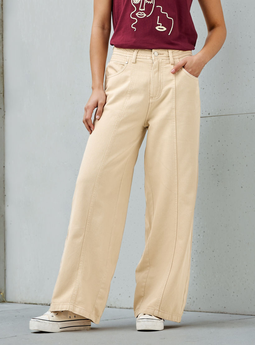 بنطلون جينز واسع الساقين من لي كوبر-women-clothing-bottoms-jeans-image-4