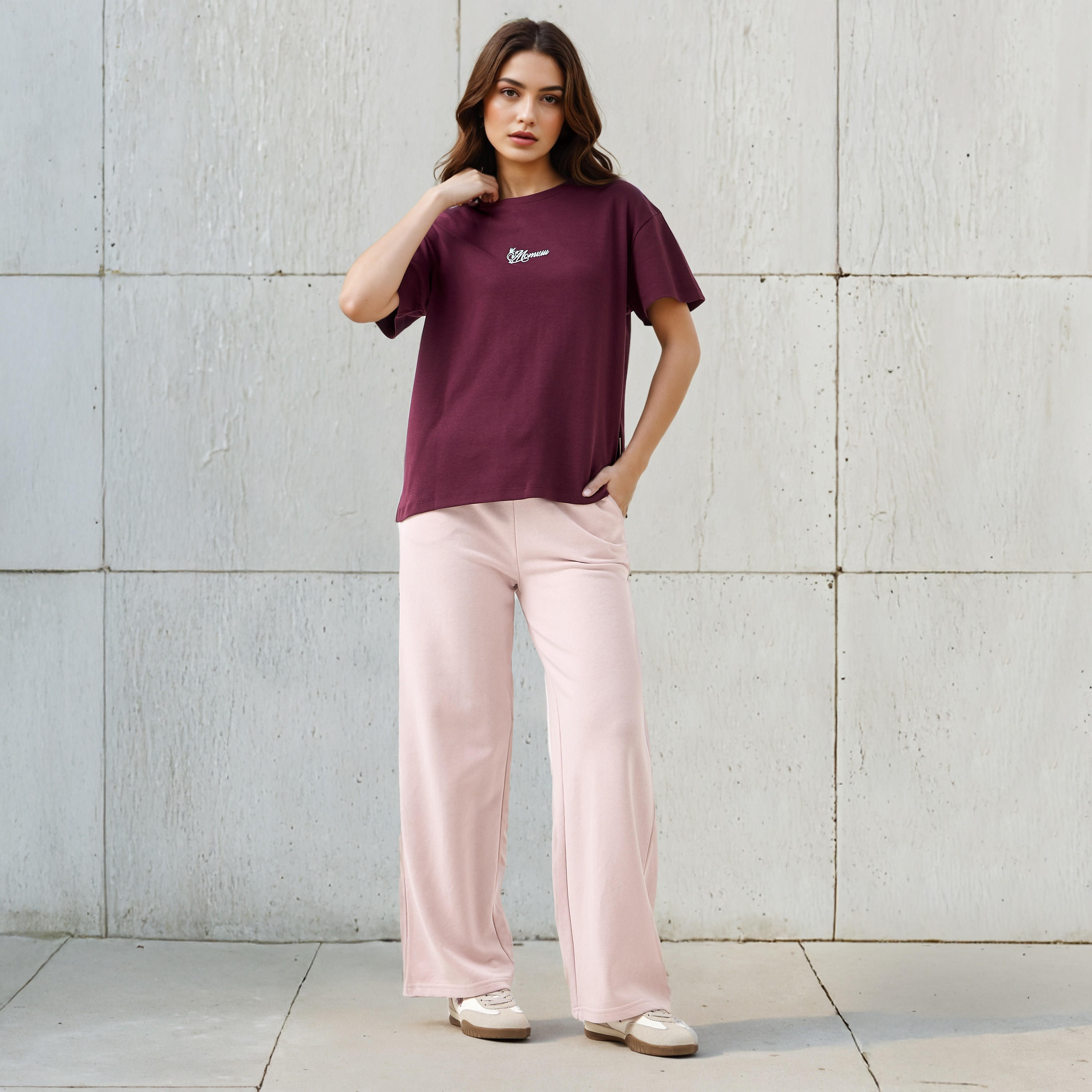 Lee Cooper T-shirt Regular Fit with Logo Print Cotton-women-clothing-tshirts-image-2