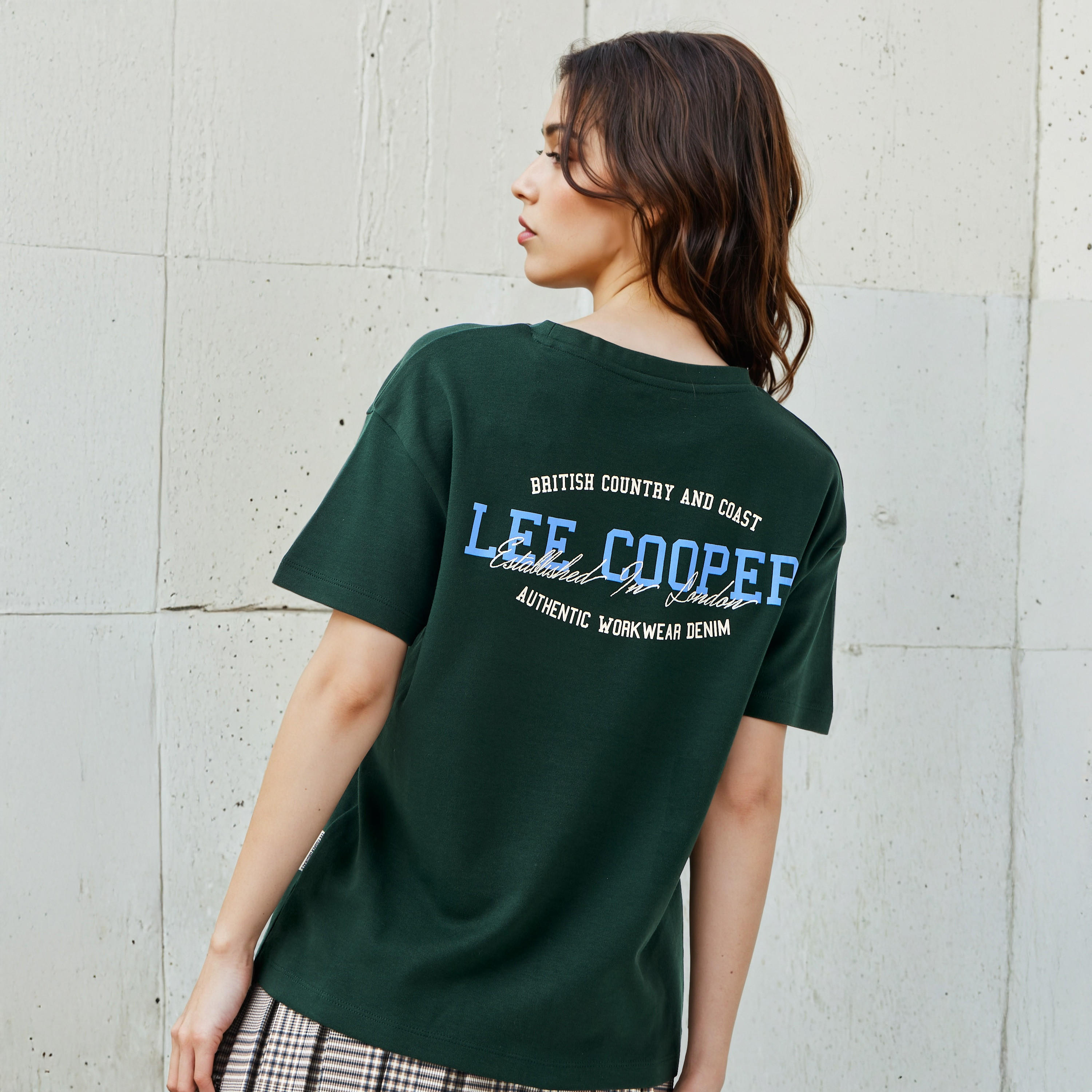 Lee Cooper T-shirt Regular Fit with Logo Print Cotton-women-clothing-tshirts-image-1