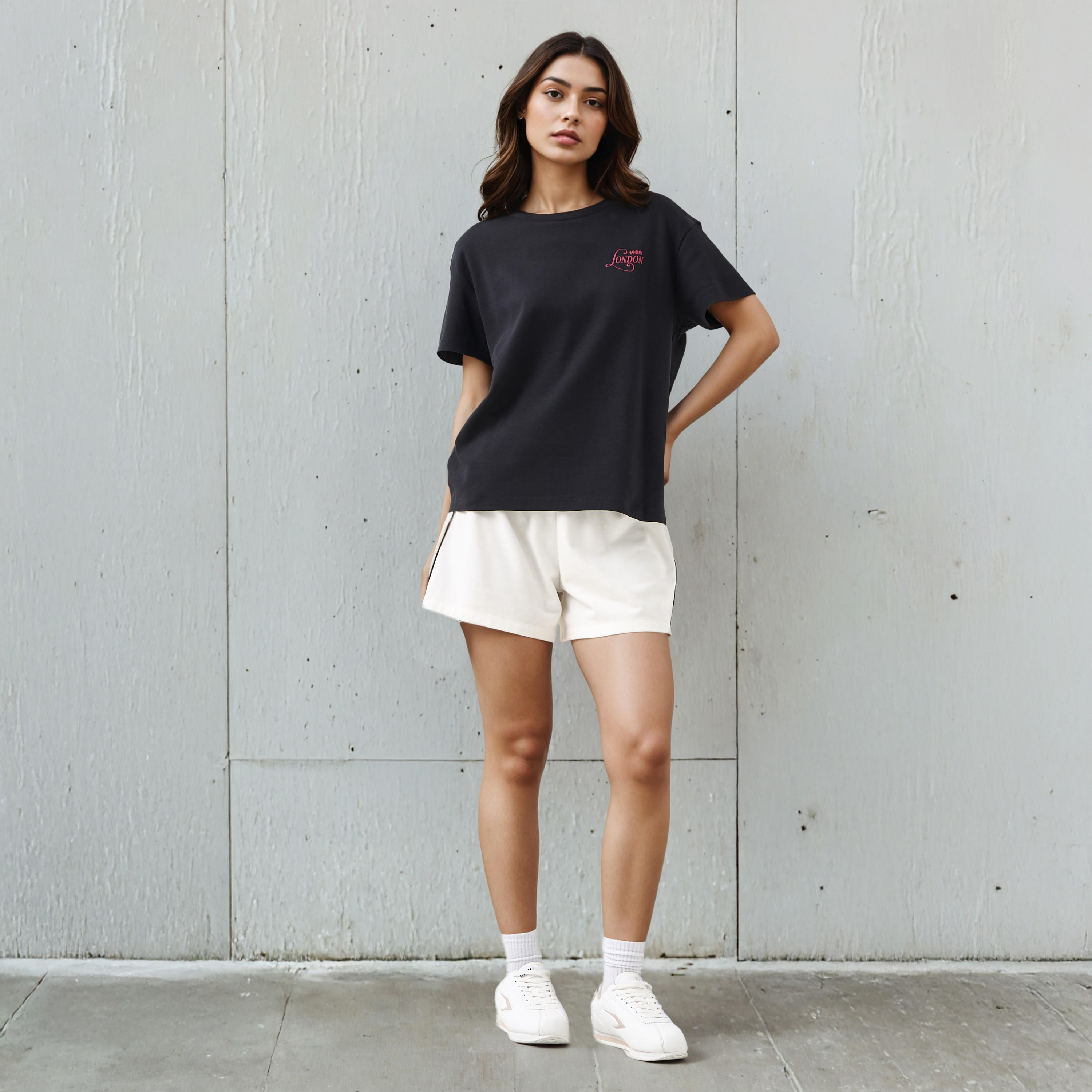 Lee Cooper T-shirt Regular Fit with Logo Print Cotton-women-clothing-tshirts-image-2