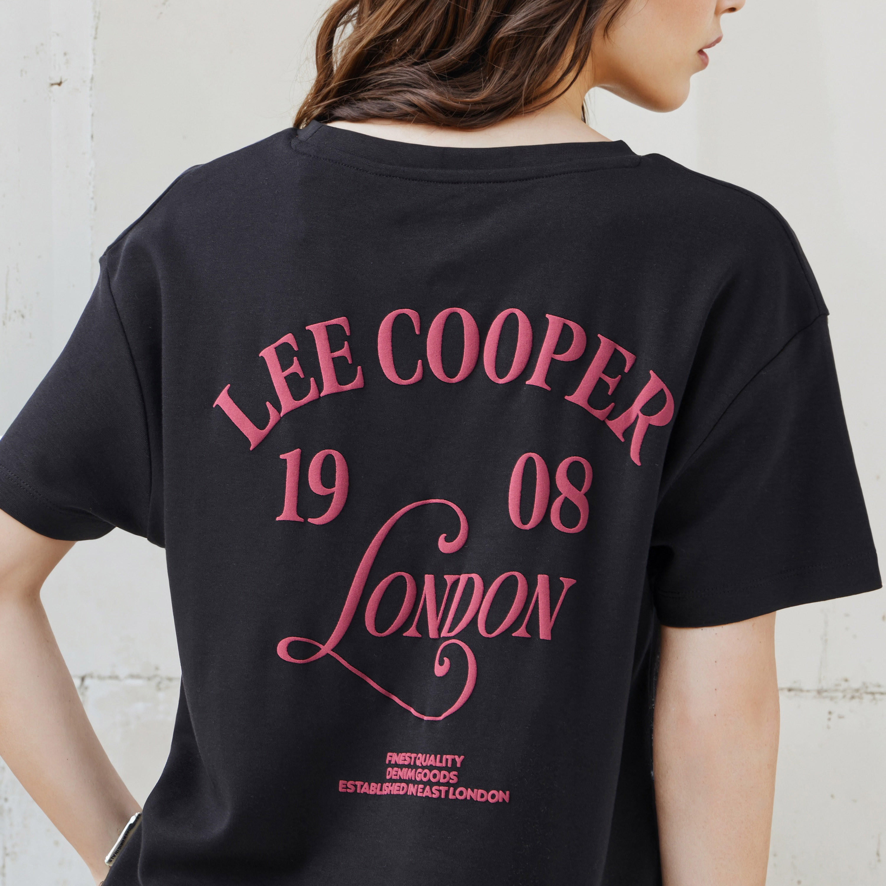 Lee Cooper T-shirt Regular Fit with Logo Print Cotton-women-clothing-tshirts-image-5