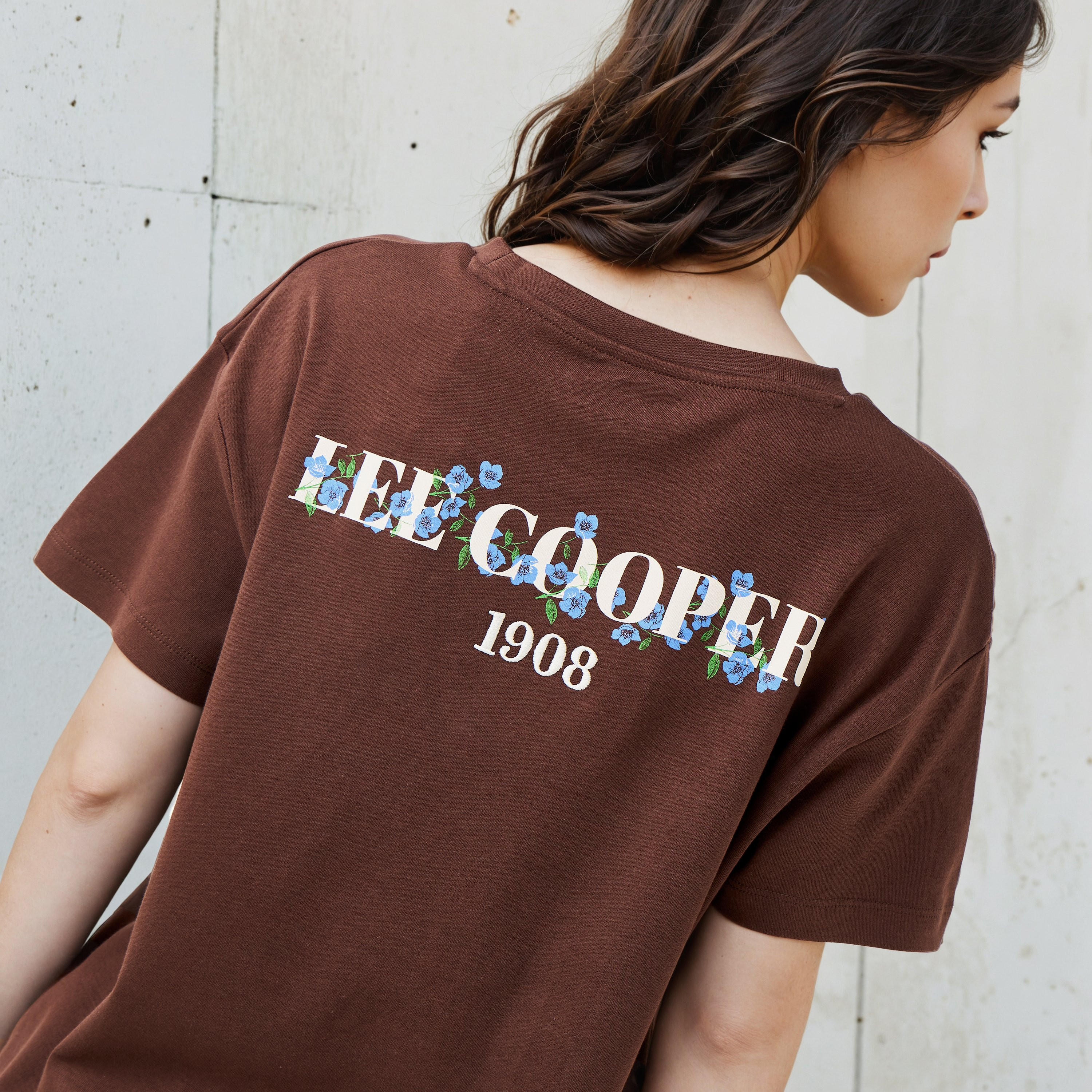 Lee Cooper T-shirt Regular Fit with Logo Print Cotton-women-clothing-tshirts-image-5