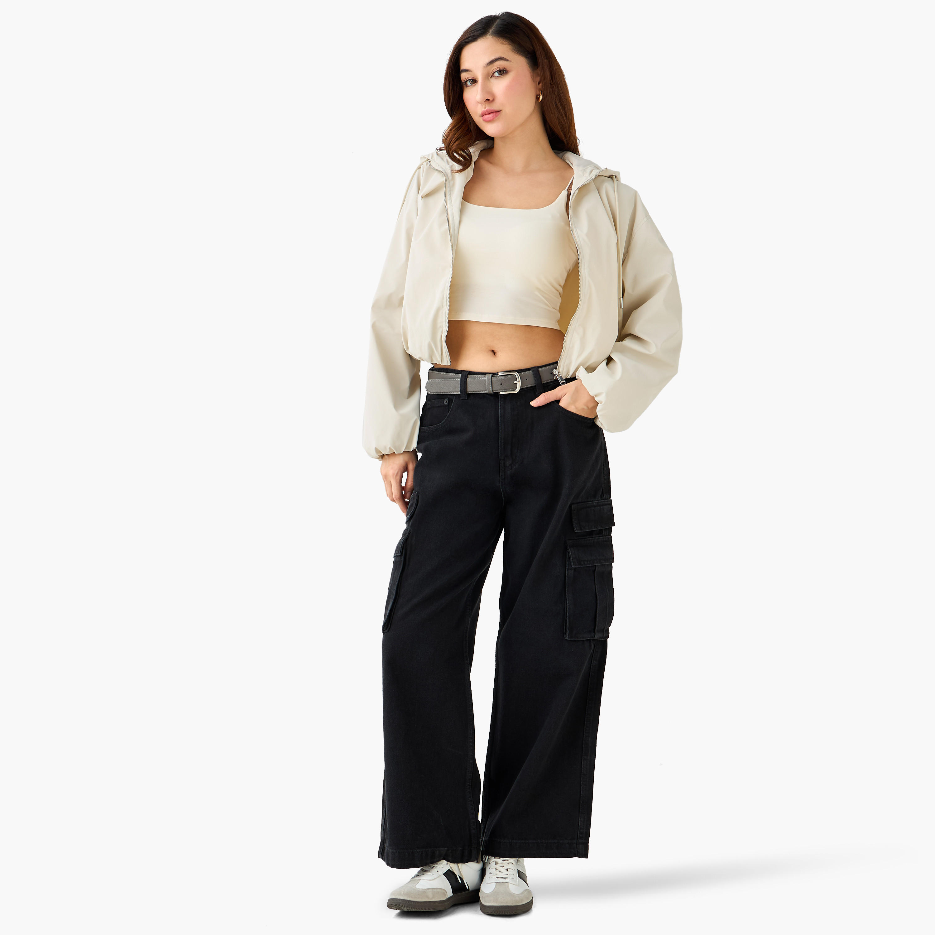 جاكيت فيرونيكا قصير مع قبعة من لي كوبر-women-winterwear-coatsandjackets-jackets-image-4