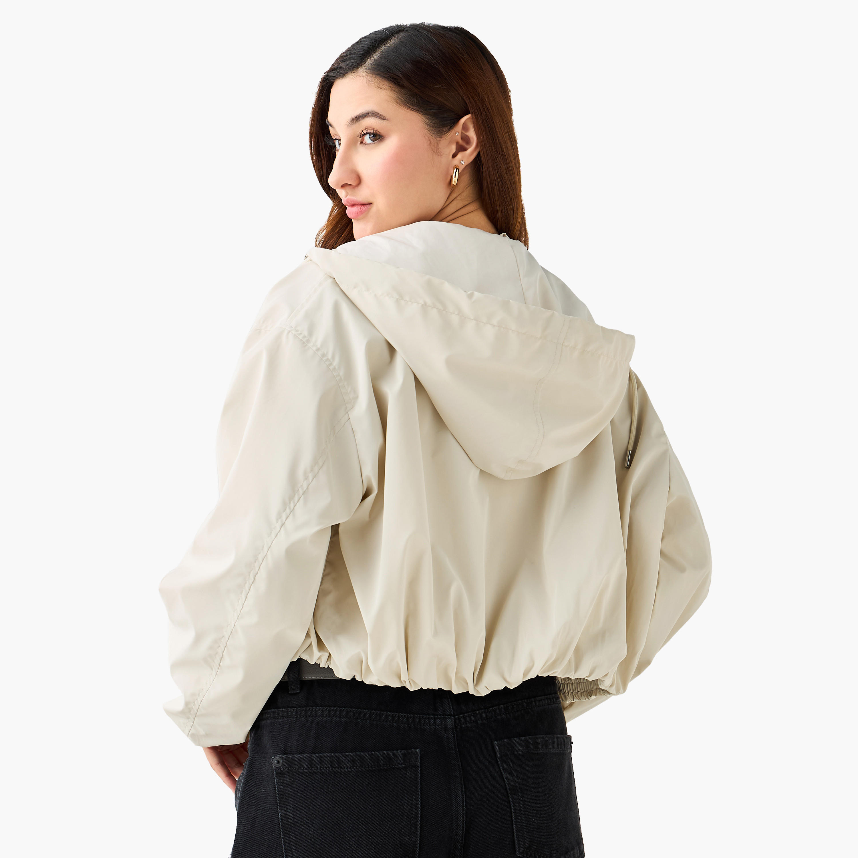 جاكيت فيرونيكا قصير مع قبعة من لي كوبر-women-winterwear-coatsandjackets-jackets-image-2