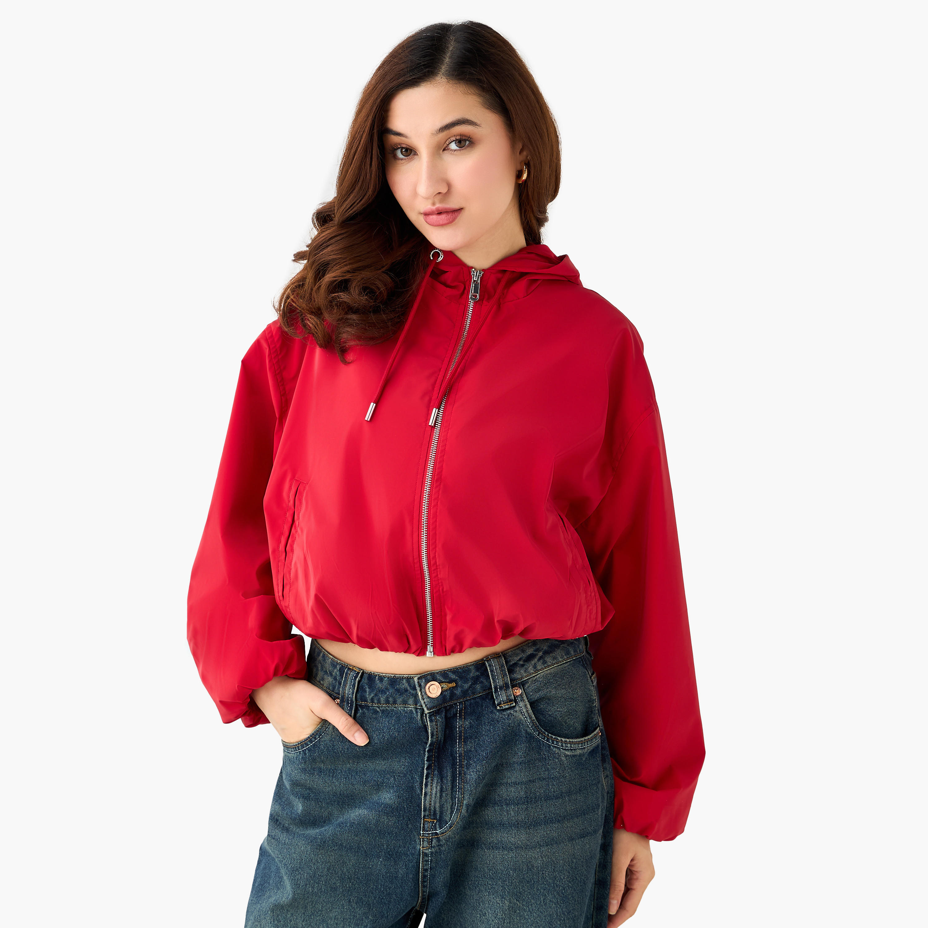 جاكيت فيرونيكا قصير مع قبعة من لي كوبر-women-winterwear-coatsandjackets-jackets-image-5