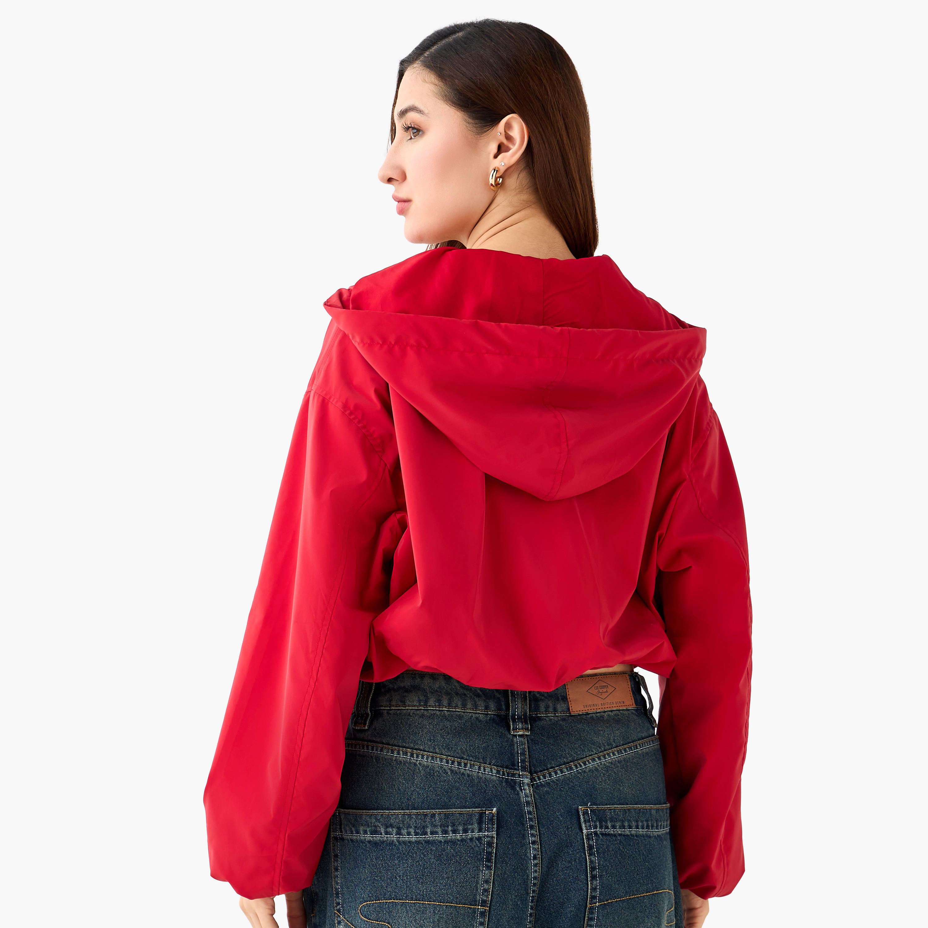 جاكيت فيرونيكا قصير مع قبعة من لي كوبر-women-winterwear-coatsandjackets-jackets-image-2