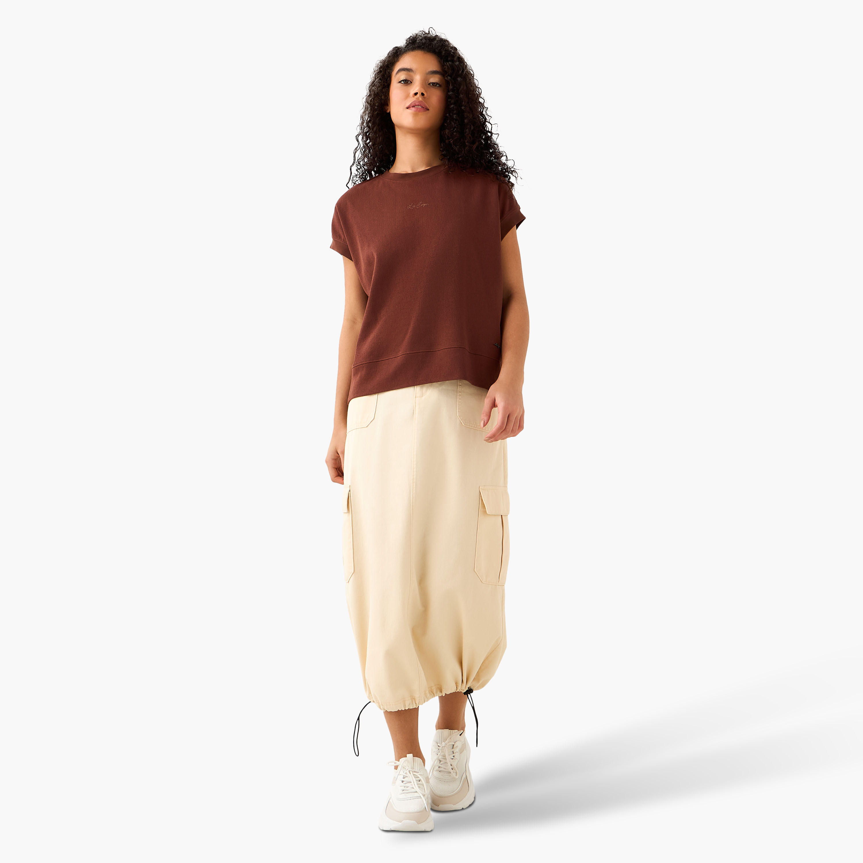 بلوزة بارزة الملمس من لي كوبر-women-clothing-tshirts-image-2