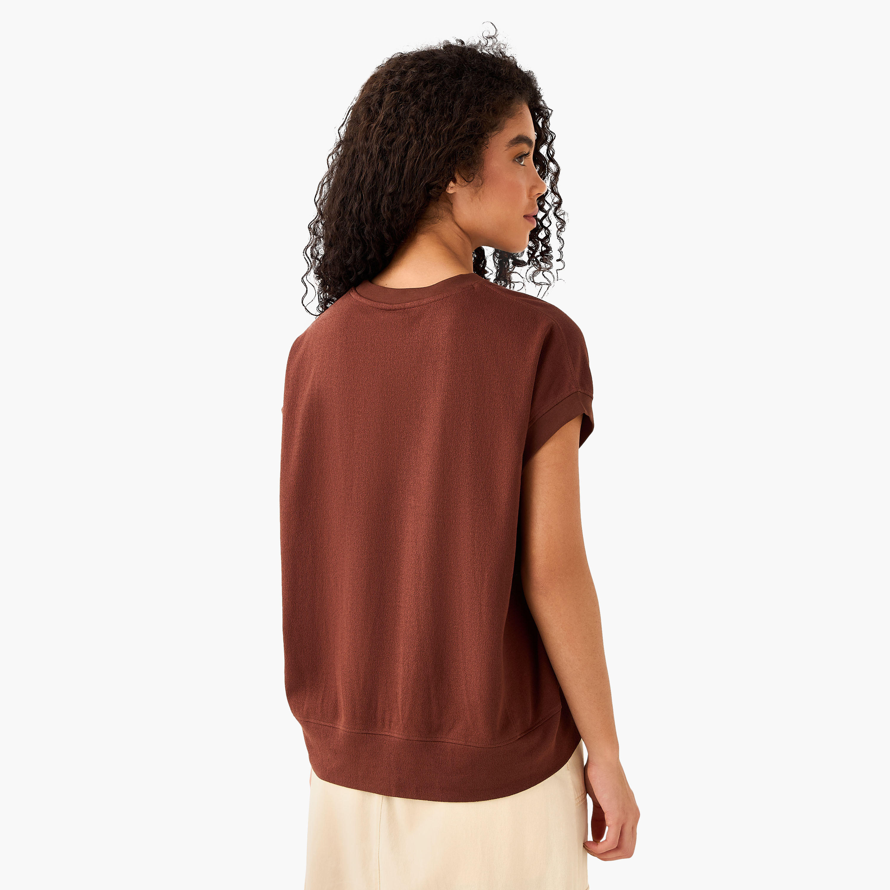 بلوزة بارزة الملمس من لي كوبر-women-clothing-tshirts-image-1
