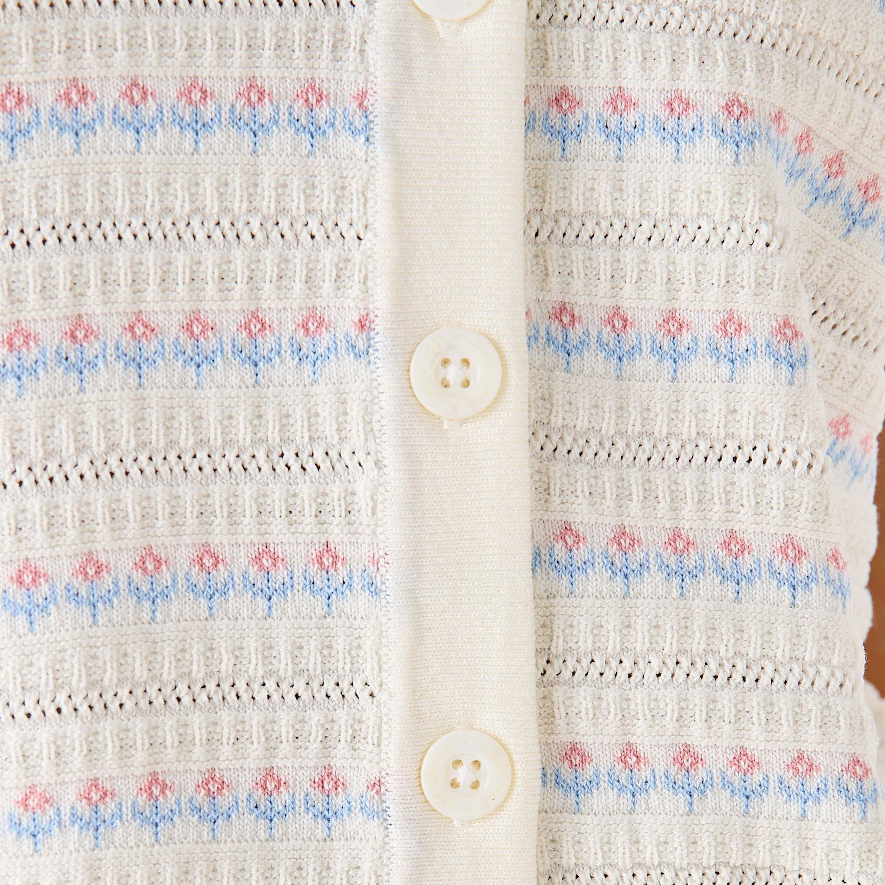 كارديجان مخطط بقصة عادية من لي كوبر-women-winterwear-cardigansandjumpers-cardigans-image-5
