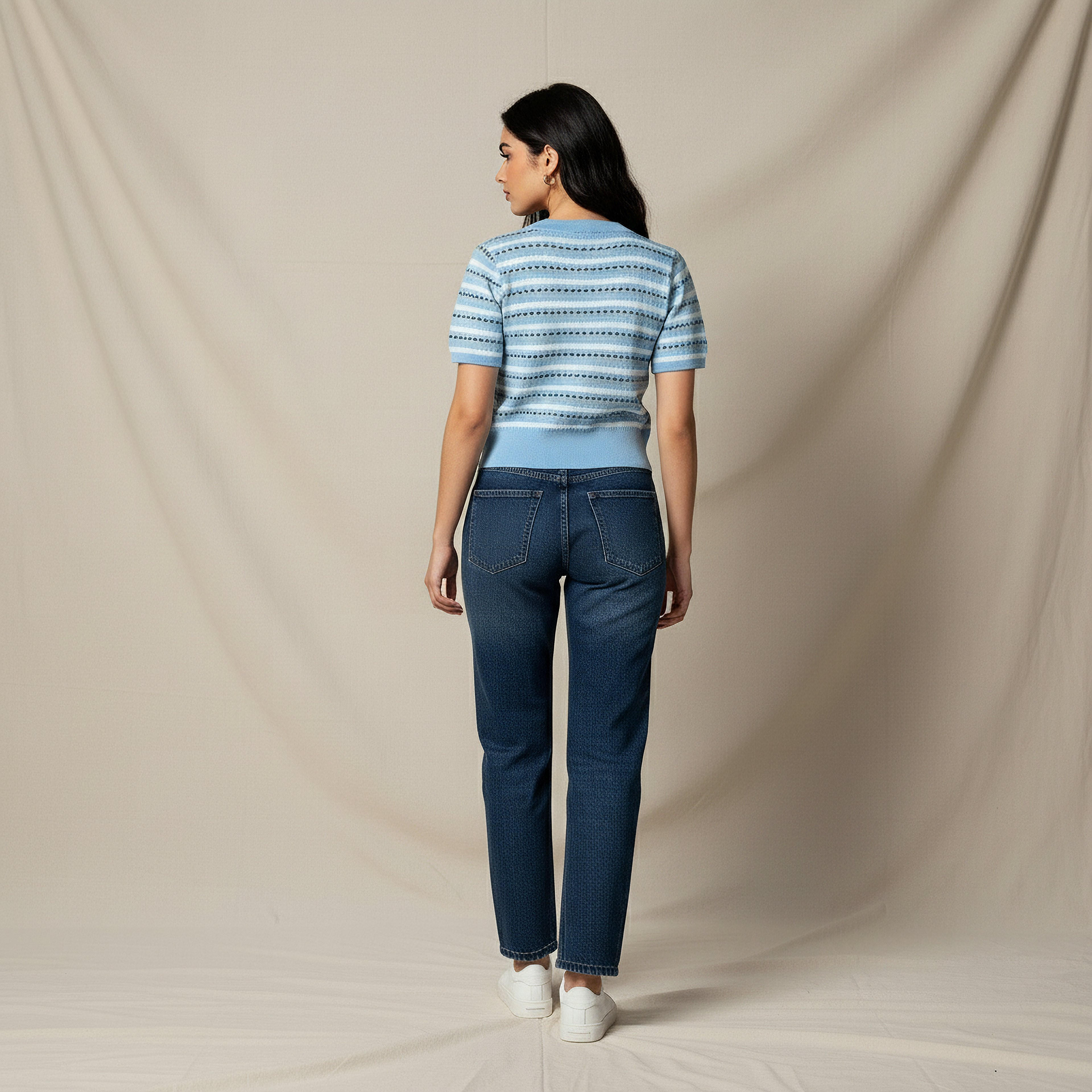 Lee Cooper Regular Fit Cardigan with Stripes-women-winterwear-cardigansandjumpers-cardigans-image-5