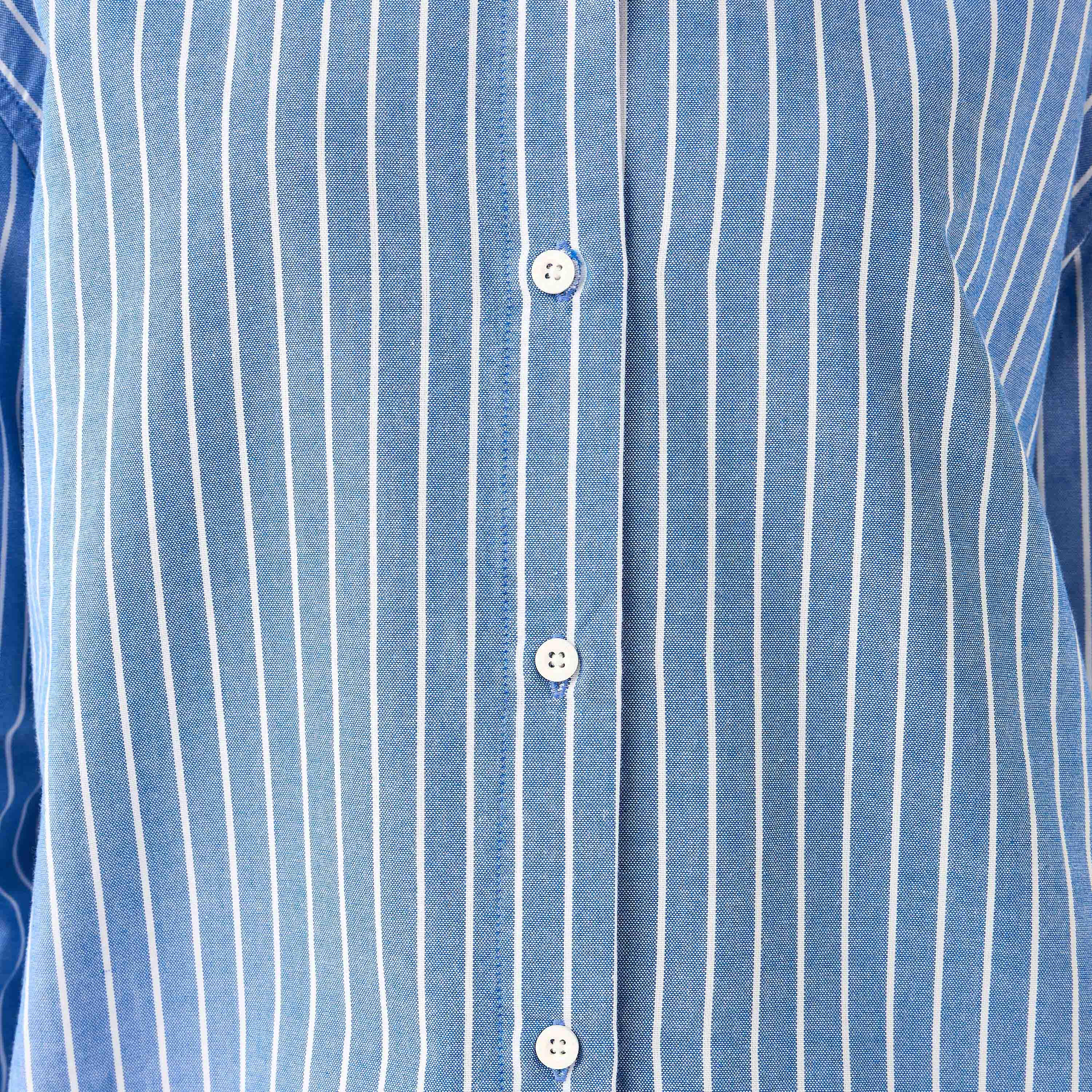 Lee Cooper Cotton Longline Oxford Shirt with Stripes-women-clothing-shirtsandblouses-shirts-image-7