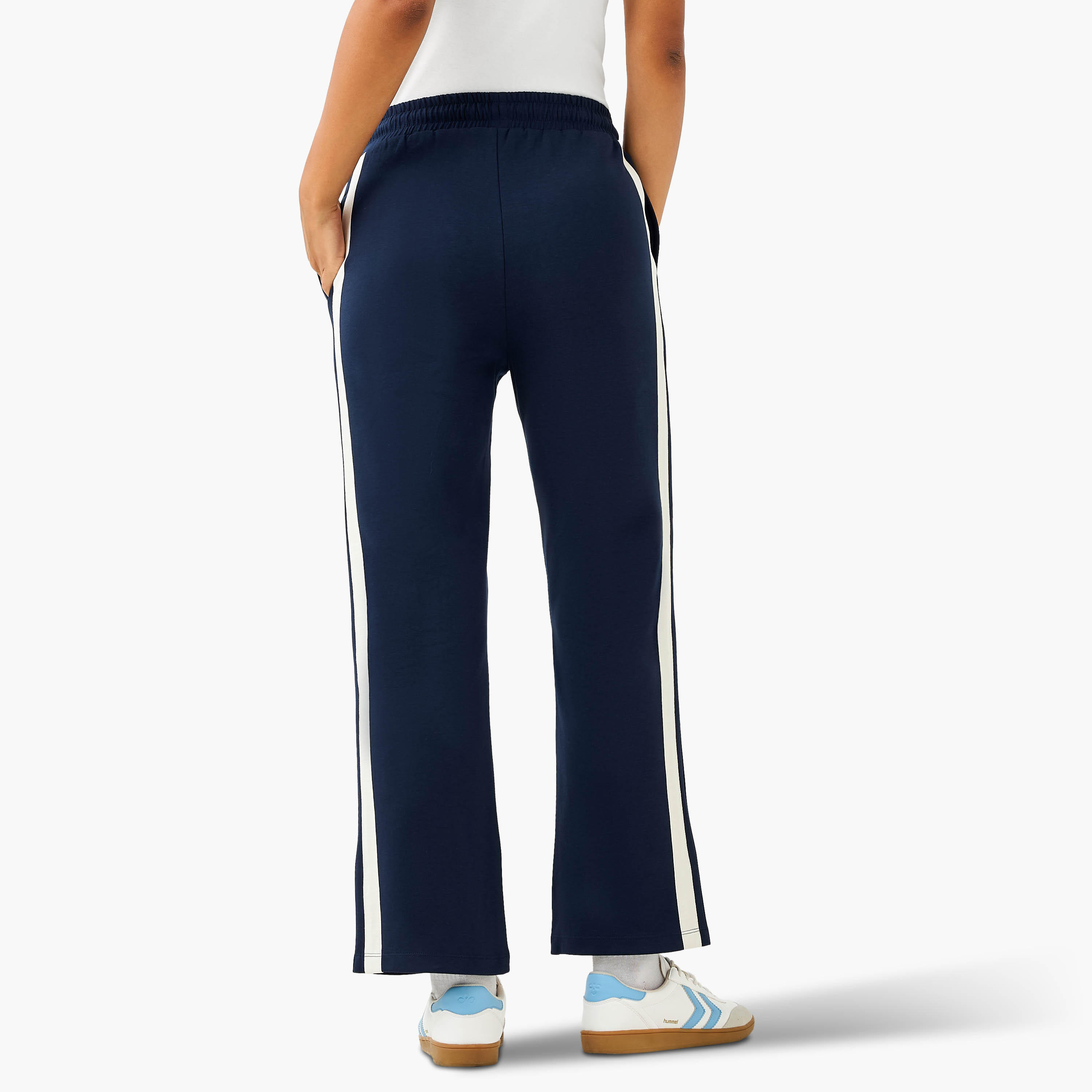 Lee Cooper Straight Fit Track Pants with Logo Print-women-clothing-sportswearandactivewear-trackpantsandtracksuits-image-3