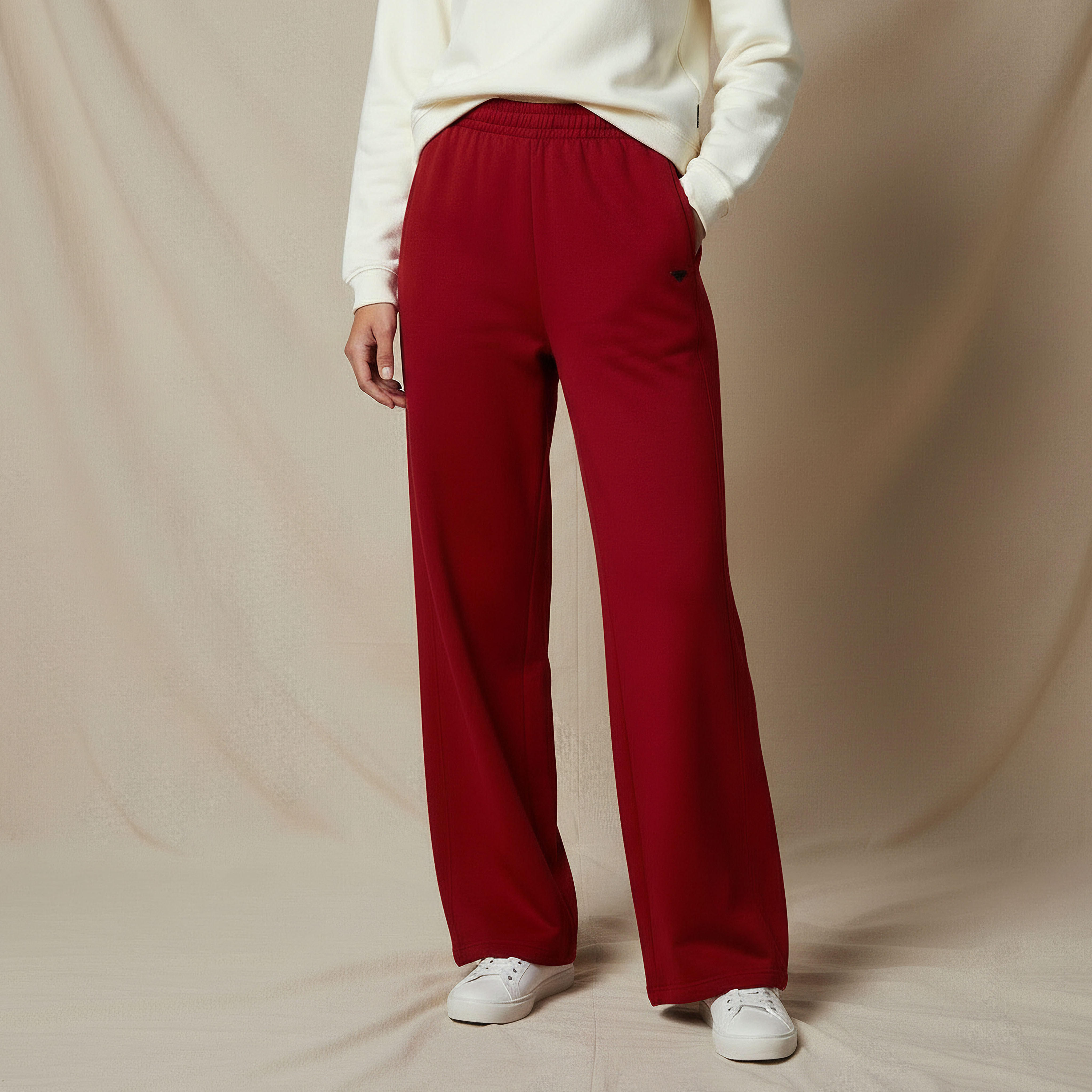 Lee Cooper Straight Fit Elasticated Waist Pants-women-clothing-bottoms-joggers-image-1