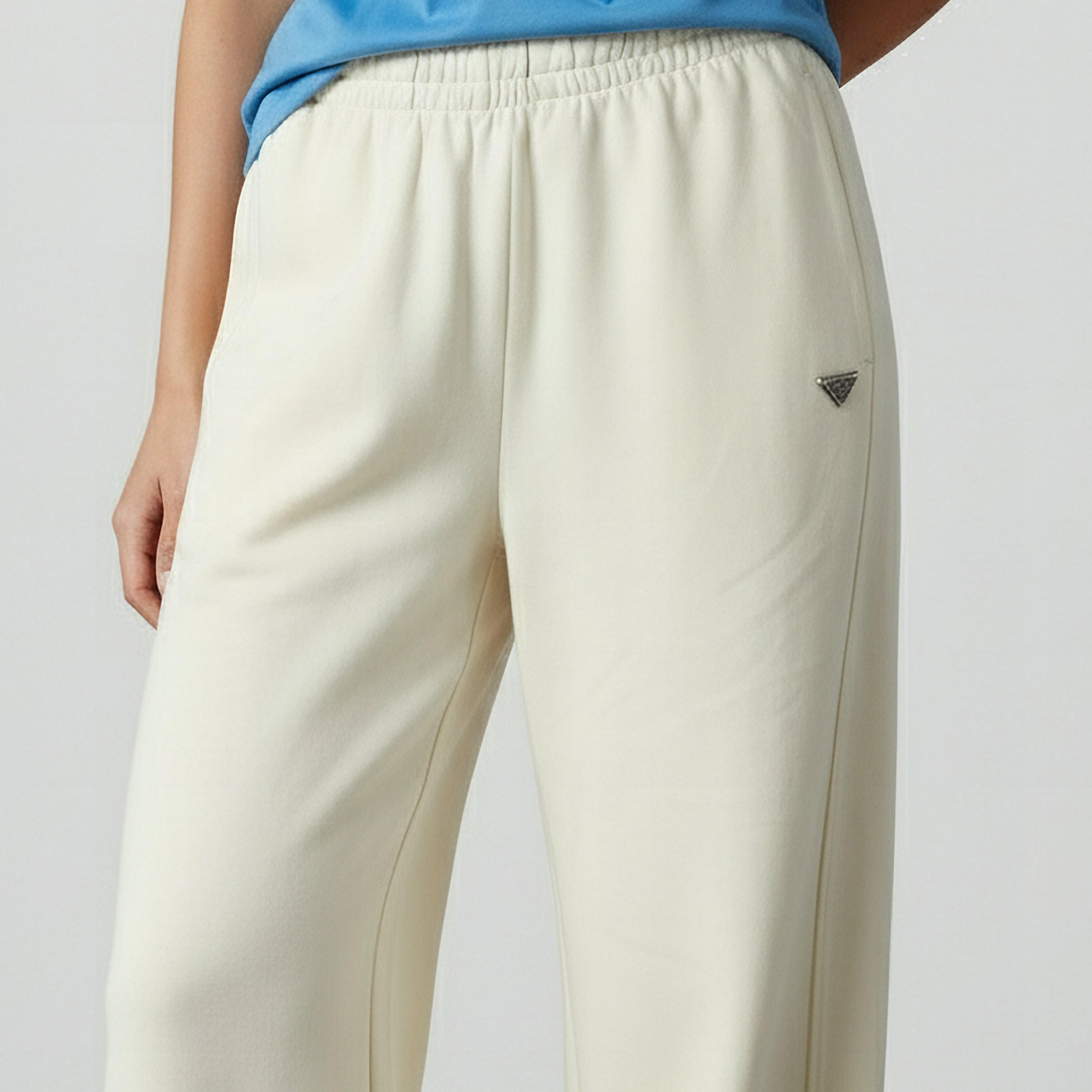 بنطلون بقصة مستقيمة وخصر مطاطي من لي كوبر-women-clothing-bottoms-joggers-image-4