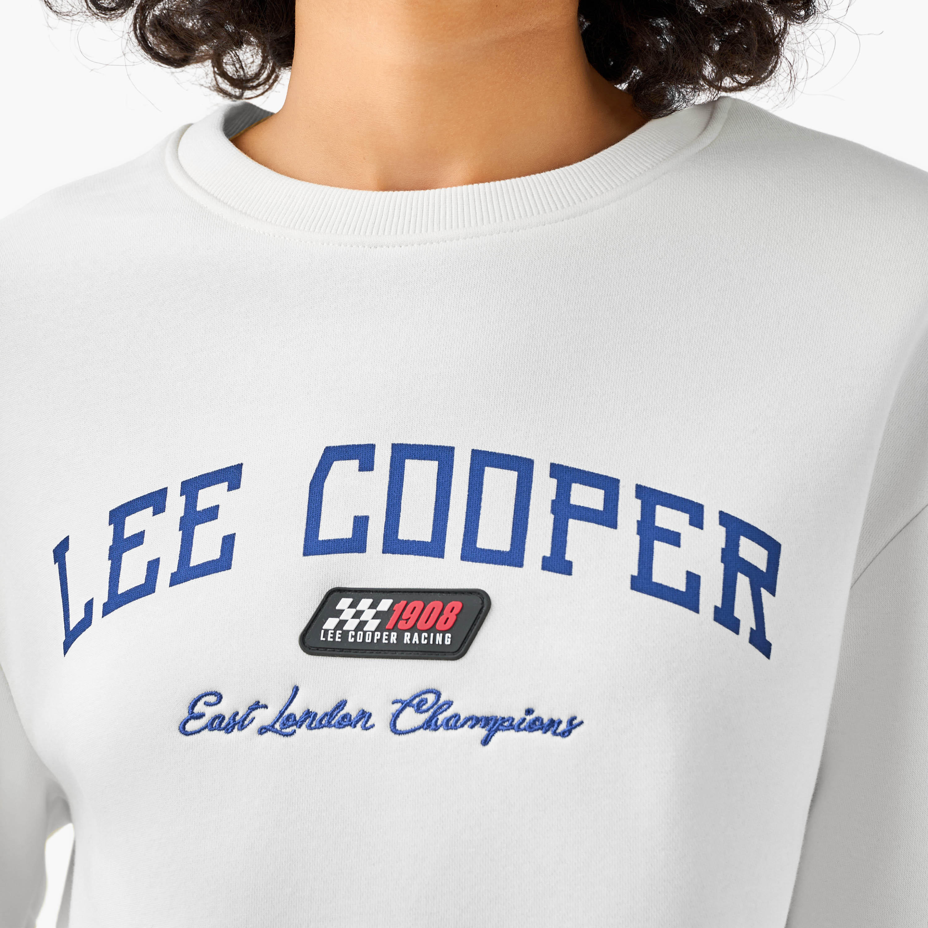 سويت شيرت بقصة عادية وطبعات من لي كوبر-women-winterwear-hoodiesandsweatshirts-sweatshirts-image-5