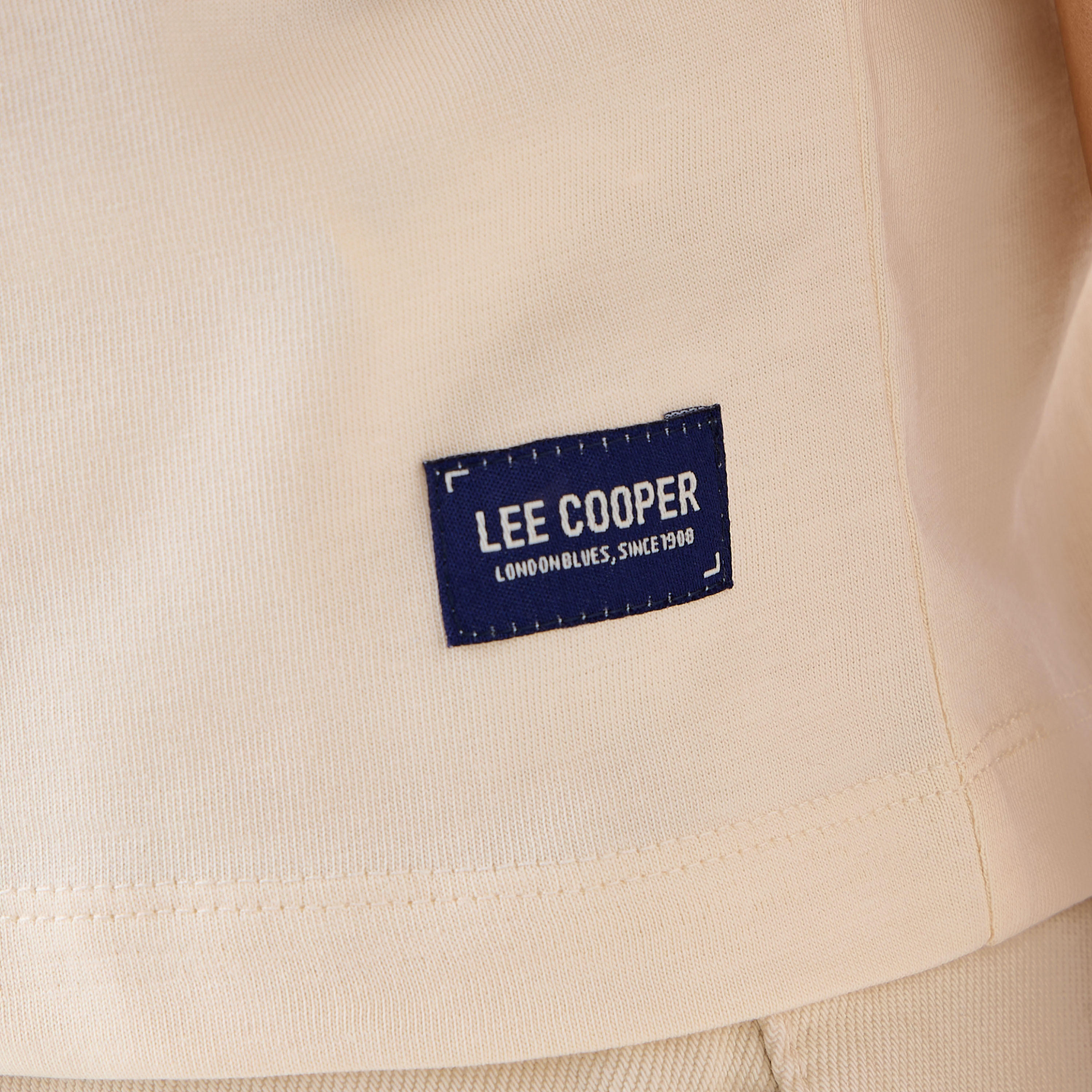 Lee Cooper Regular Fit Cotton T-shirt with Embroidered Logo-women-clothing-tshirts-image-6