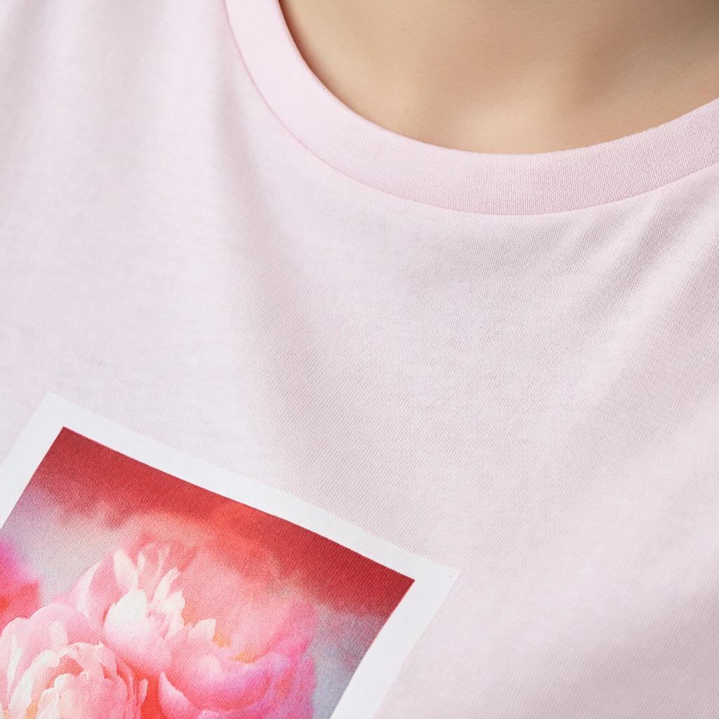 Lee Cooper Regular Fit Cotton T-shirt with Floral Print-women-clothing-tshirts-image-5