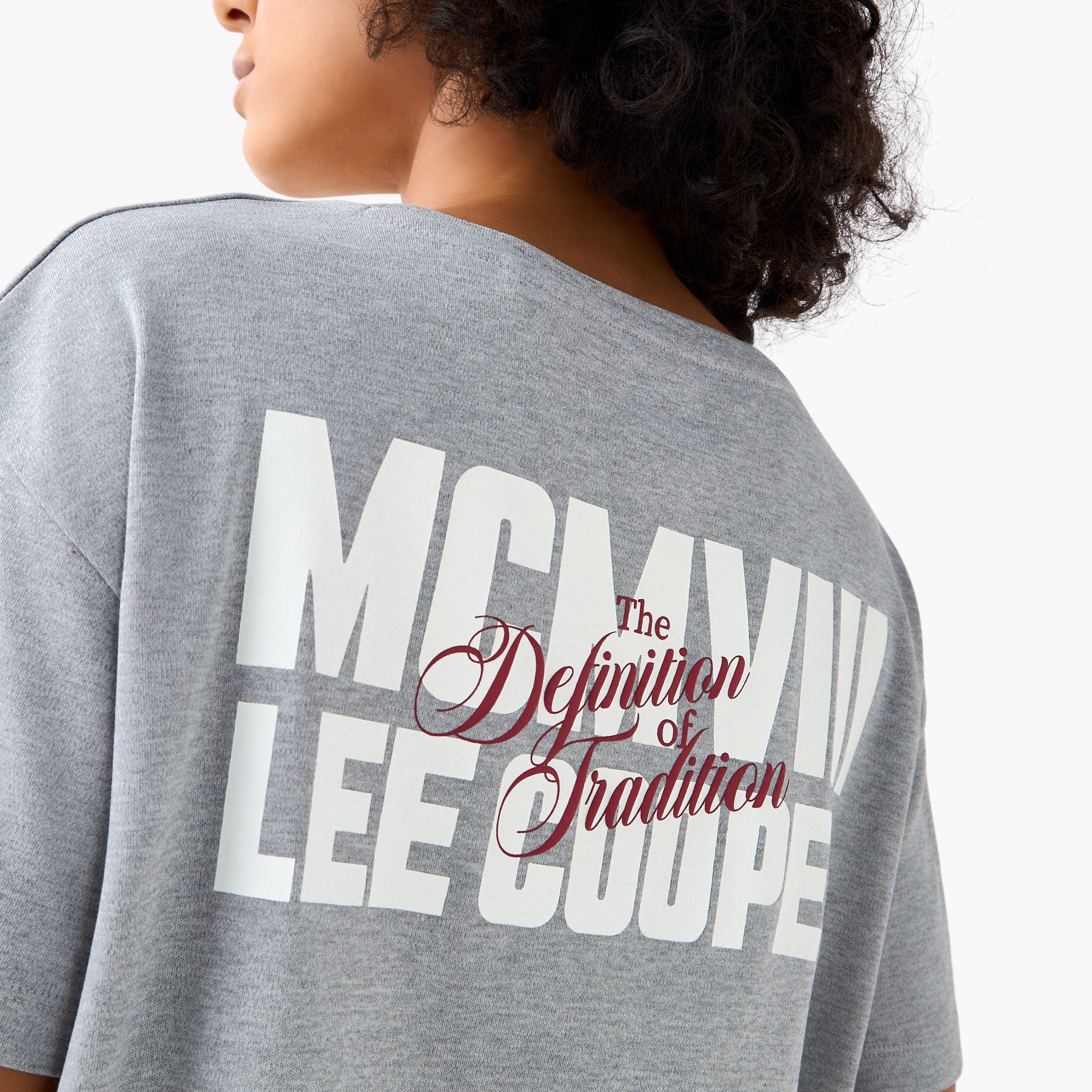 Lee Cooper Regular Fit Cotton T-shirt with Print-women-clothing-tshirts-image-7