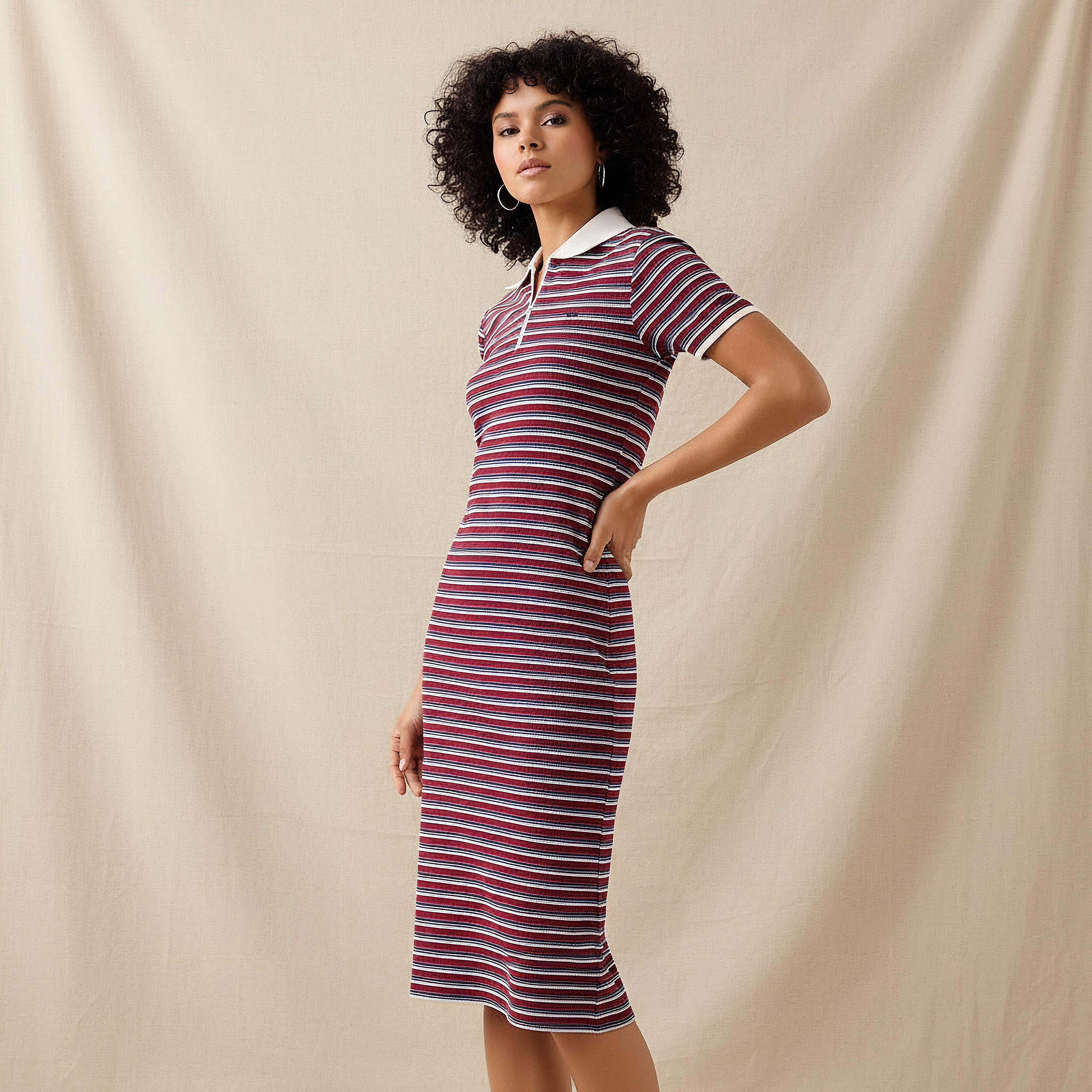 فستان ميدي شيفت بسحاب إغلاق من لي كوبر-women-clothing-dresses-image-5