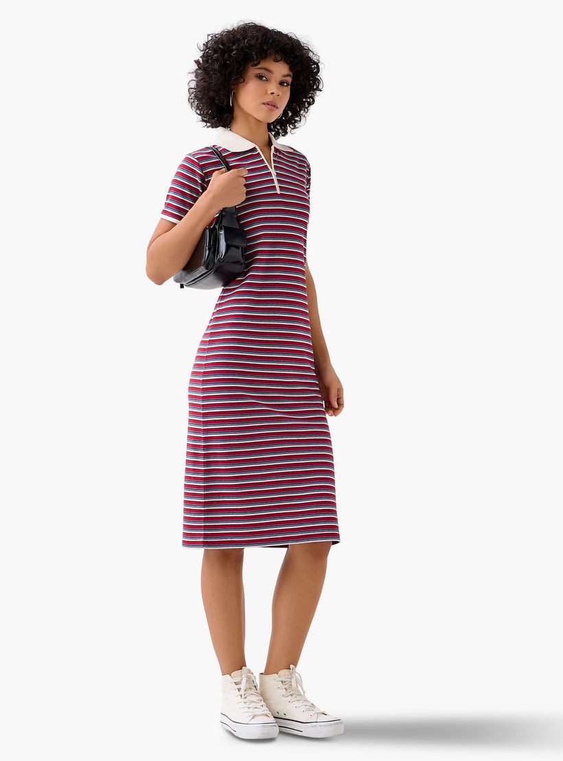 فستان ميدي شيفت بسحاب إغلاق من لي كوبر-women-clothing-dresses-image-1
