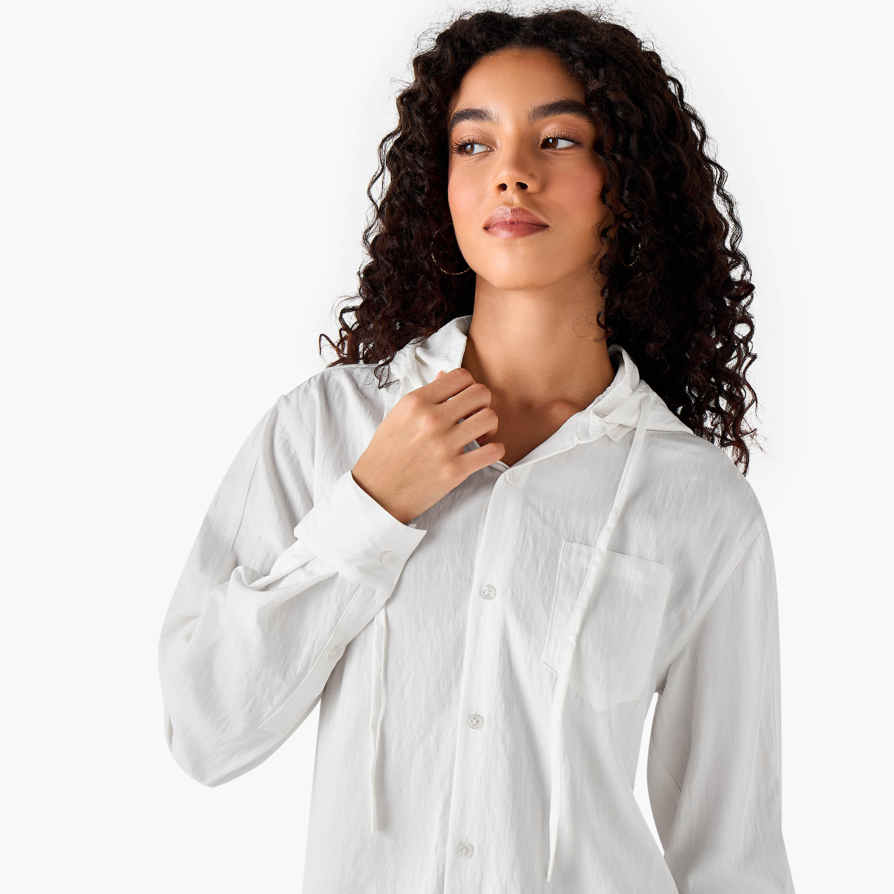 قميص ليوسيل بقبعة من لي كوبر-women-clothing-shirtsandblouses-shirts-image-4