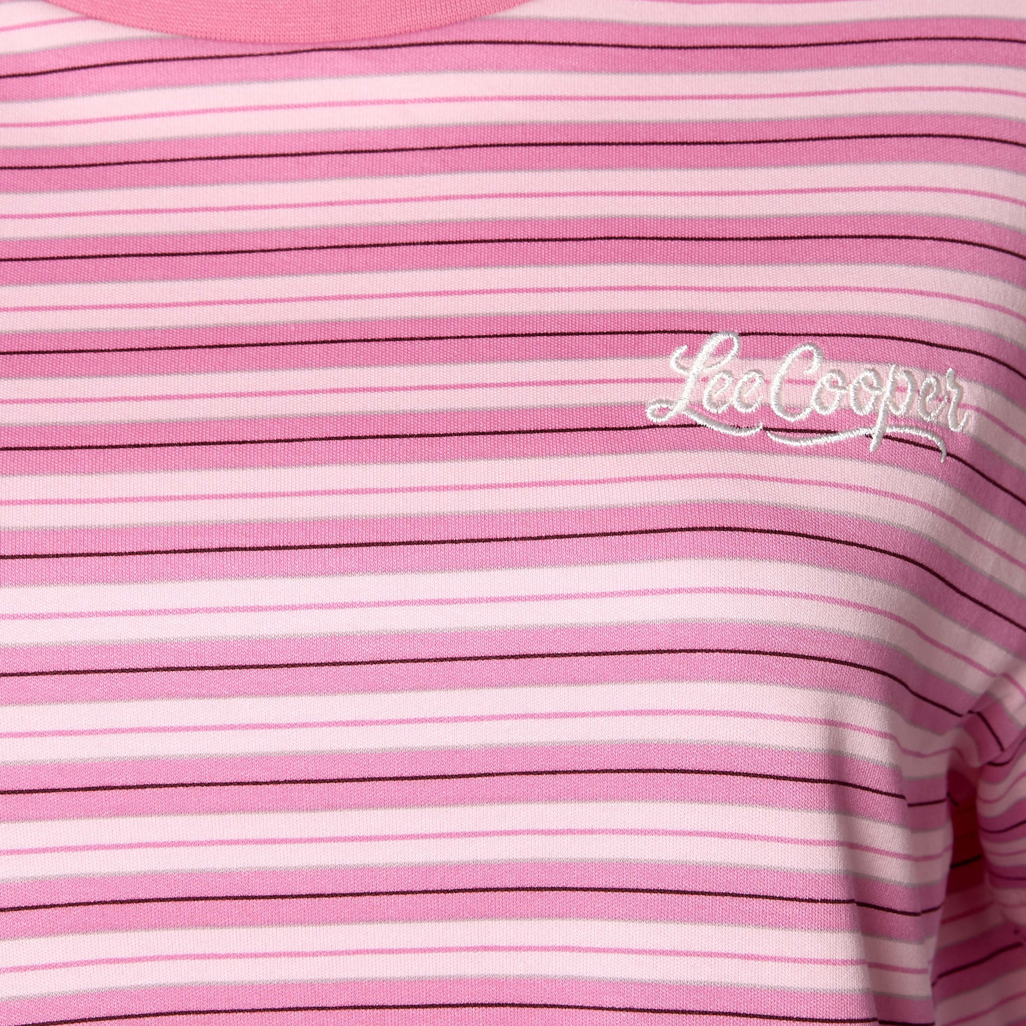 تيشيرت قطن بطبعات شعار من لي كوبر-women-clothing-tshirts-image-4