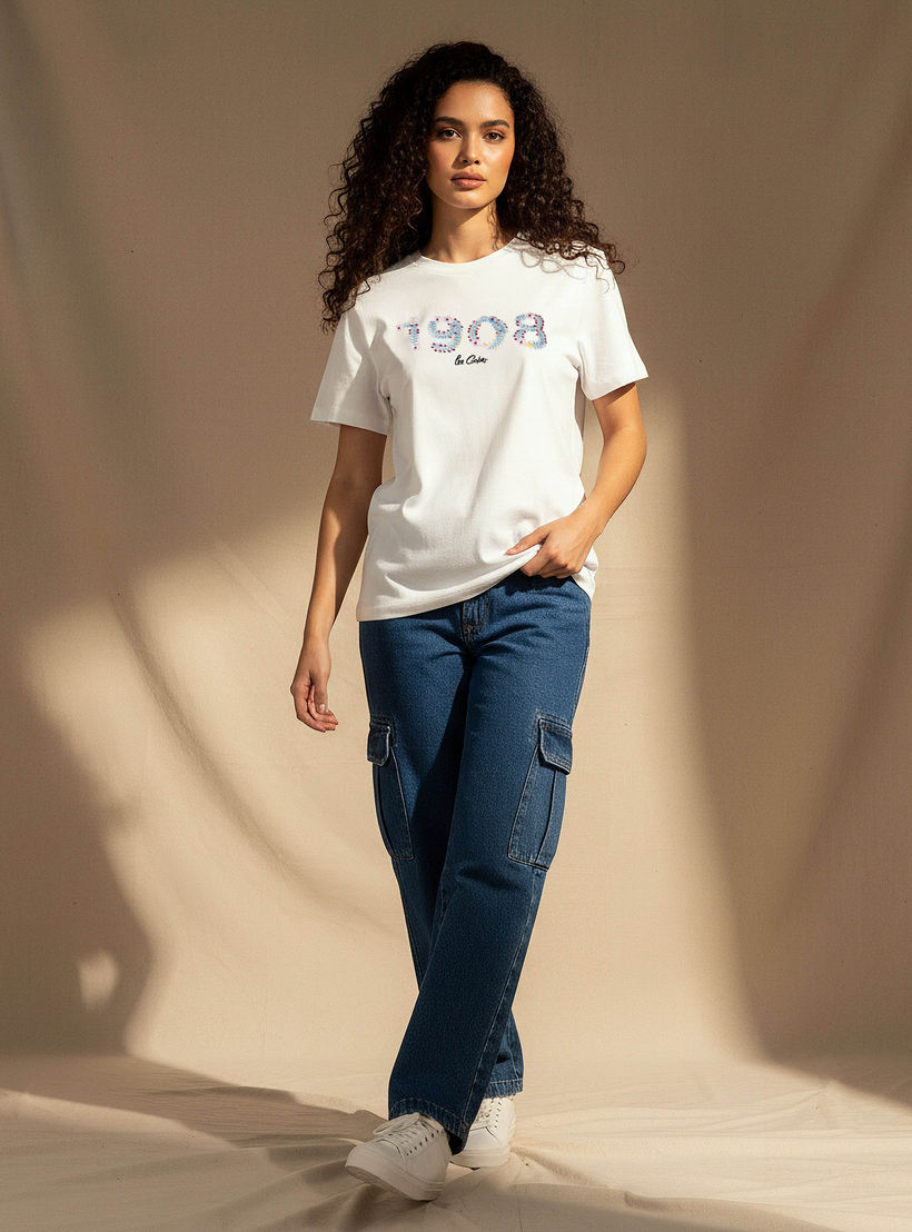 تيشيرت قطن مطرز من لي كوبر-women-clothing-tshirts-image-3