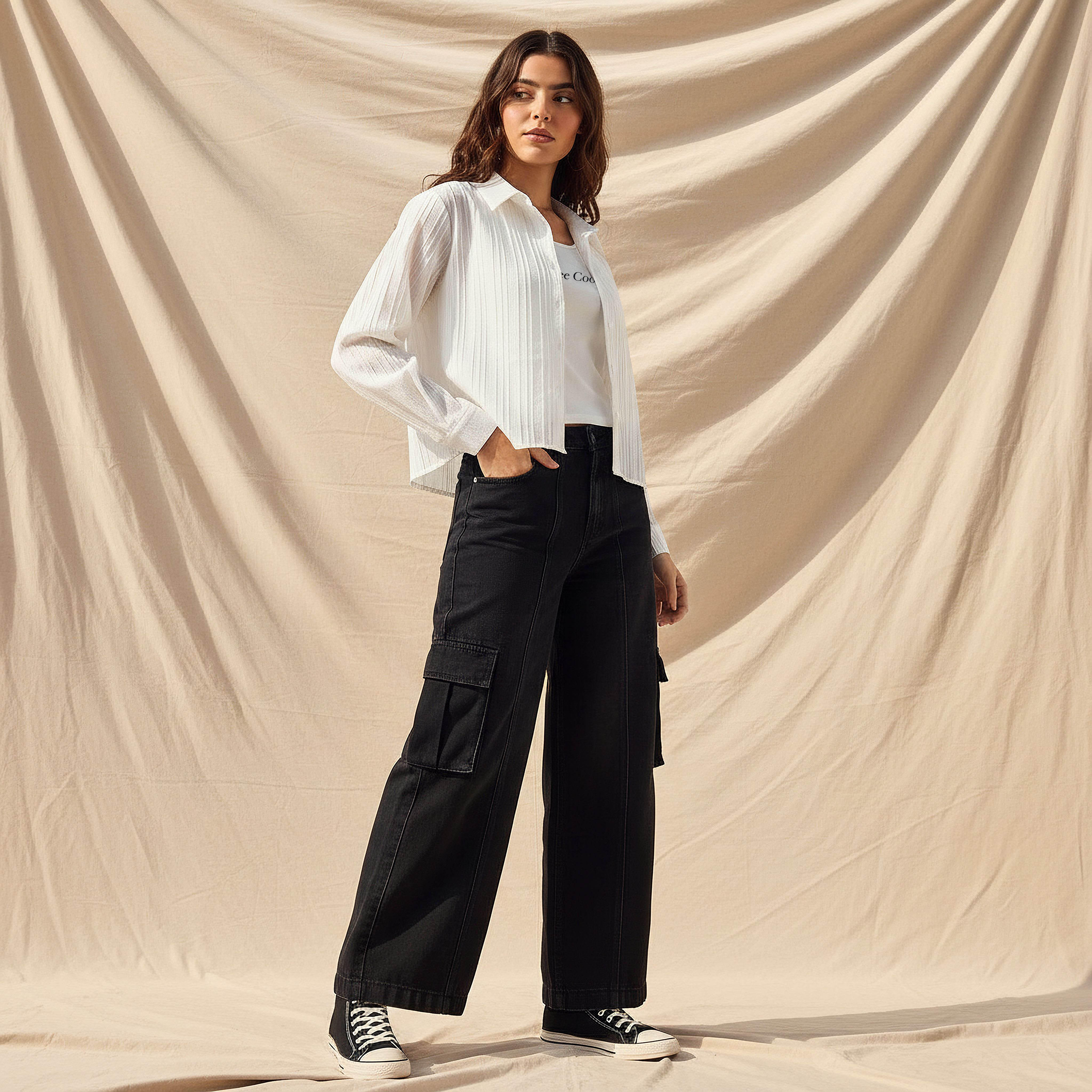 قميص مخطط أنيق من القطن-women-clothing-shirtsandblouses-shirts-image-2
