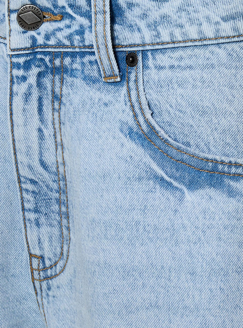 بنطلون كابري بتصميم عتيق وخصر عالي من لي كوبر-women-clothing-bottoms-jeans-image-2