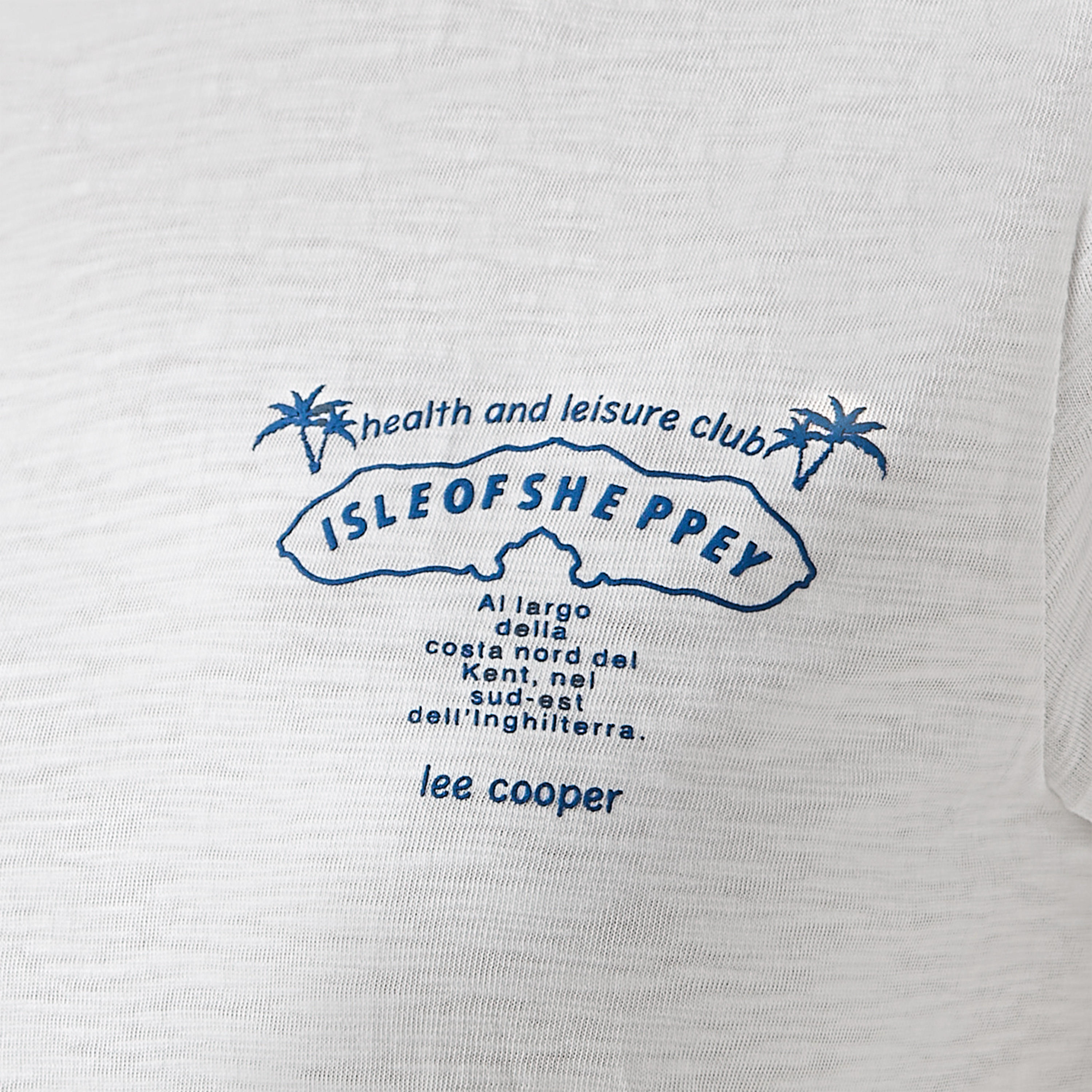Lee Cooper Cotton T-shirt with Slogan Embroidery-women-clothing-tshirts-image-5