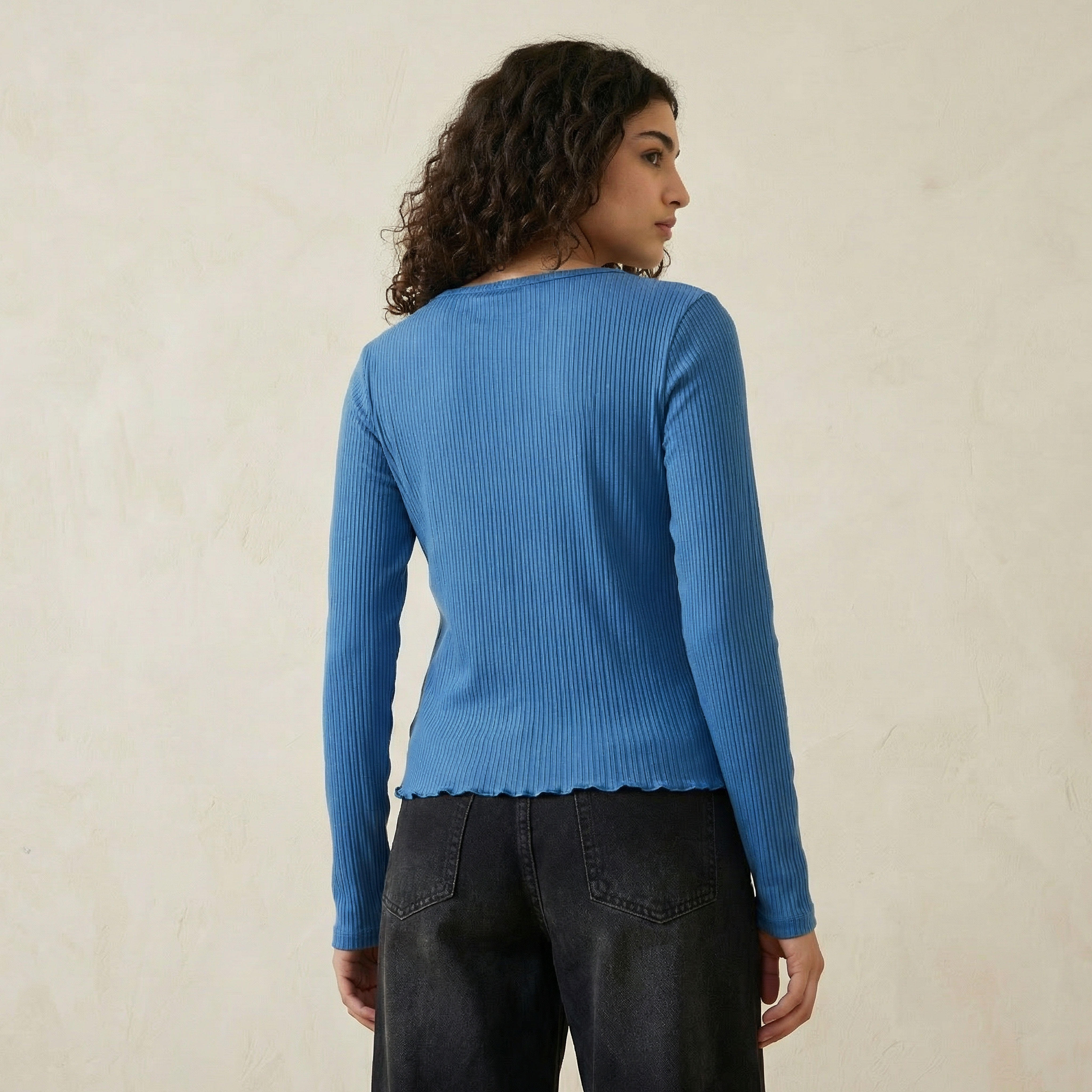 Lee Cooper Cotton Top with Button Front-women-clothing-tshirts-image-4