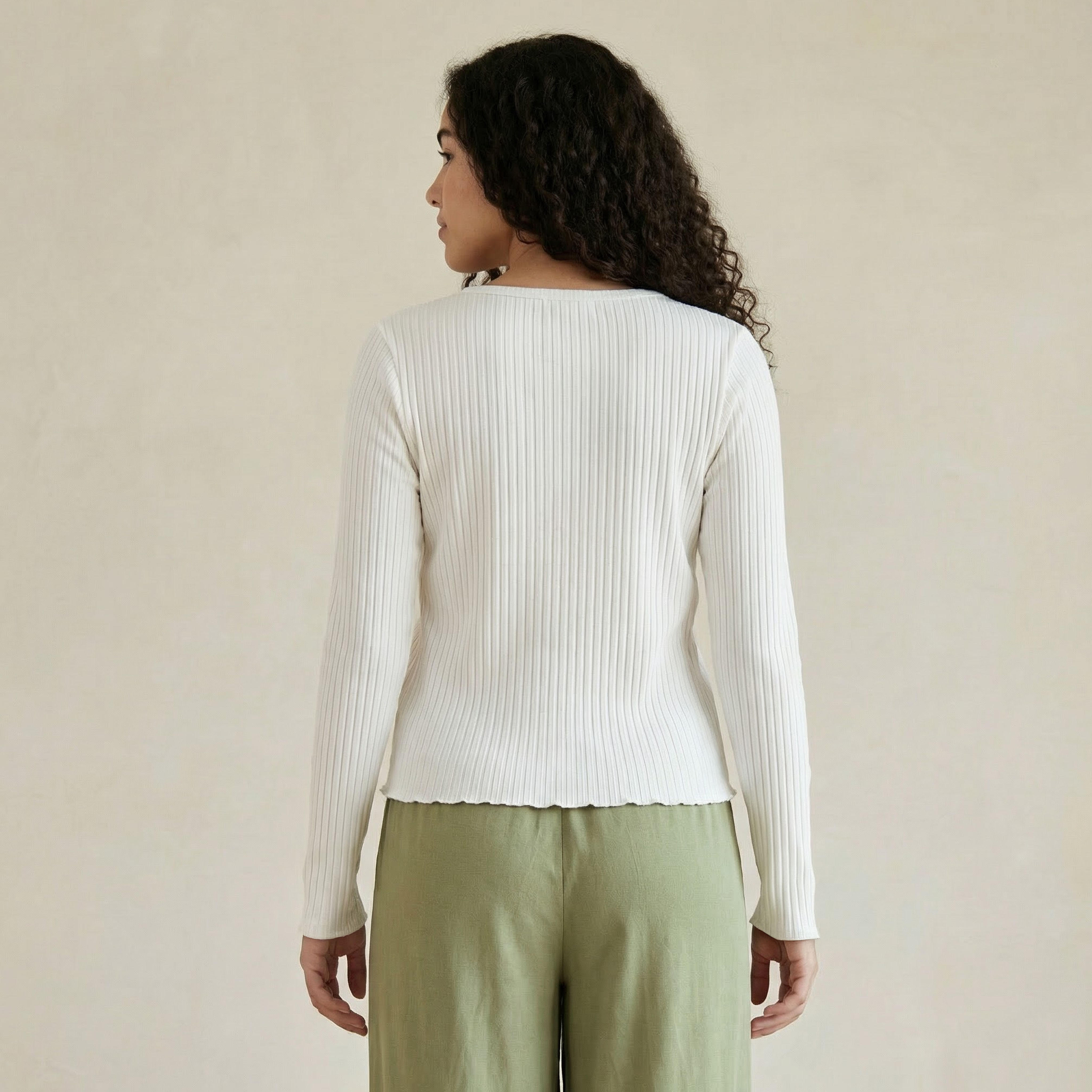 Lee Cooper Cotton Top with Button Front-women-clothing-tshirts-image-4