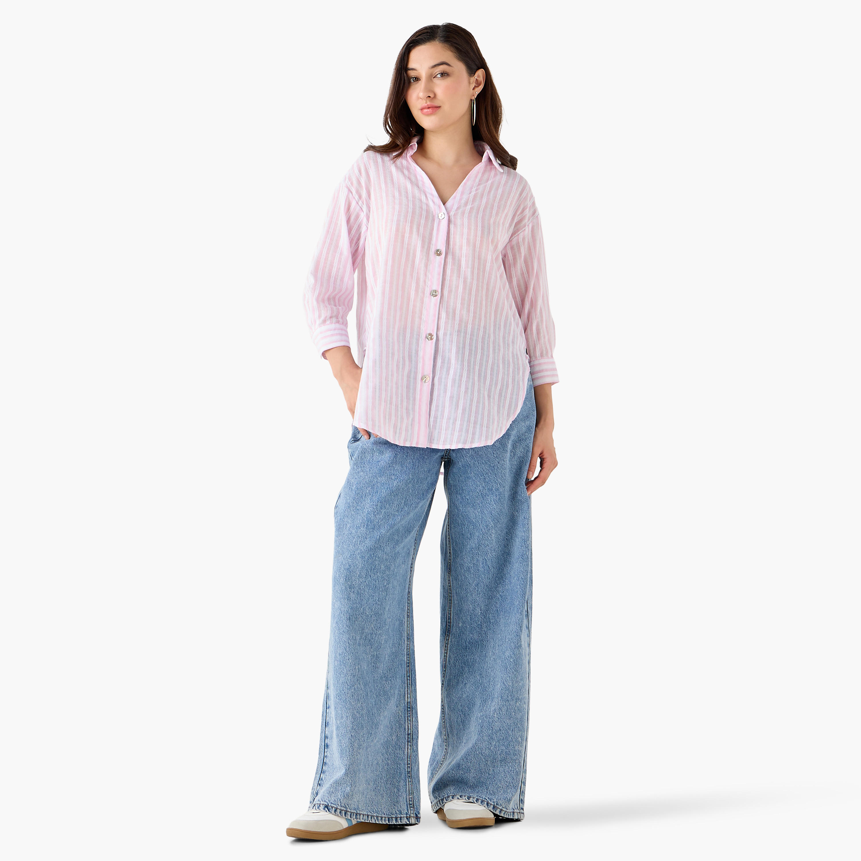Lee Cooper Shirt with Stripes-women-clothing-shirtsandblouses-shirts-image-3