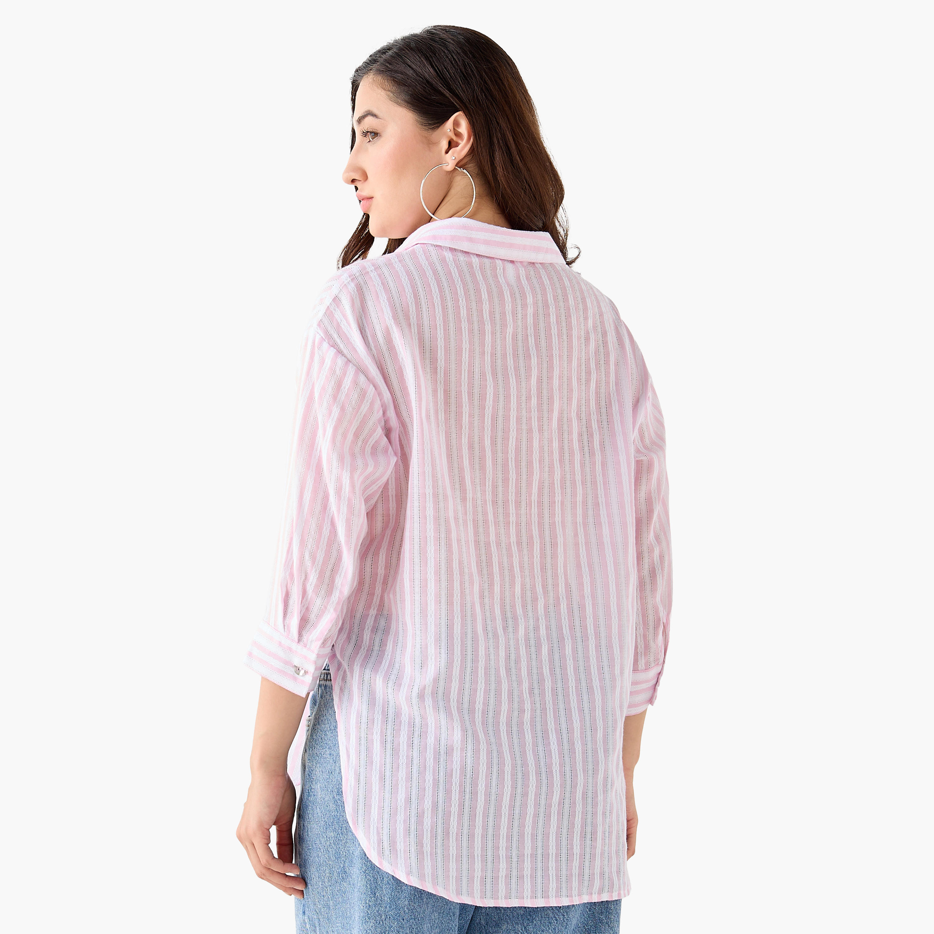 Lee Cooper Shirt with Stripes-women-clothing-shirtsandblouses-shirts-image-4