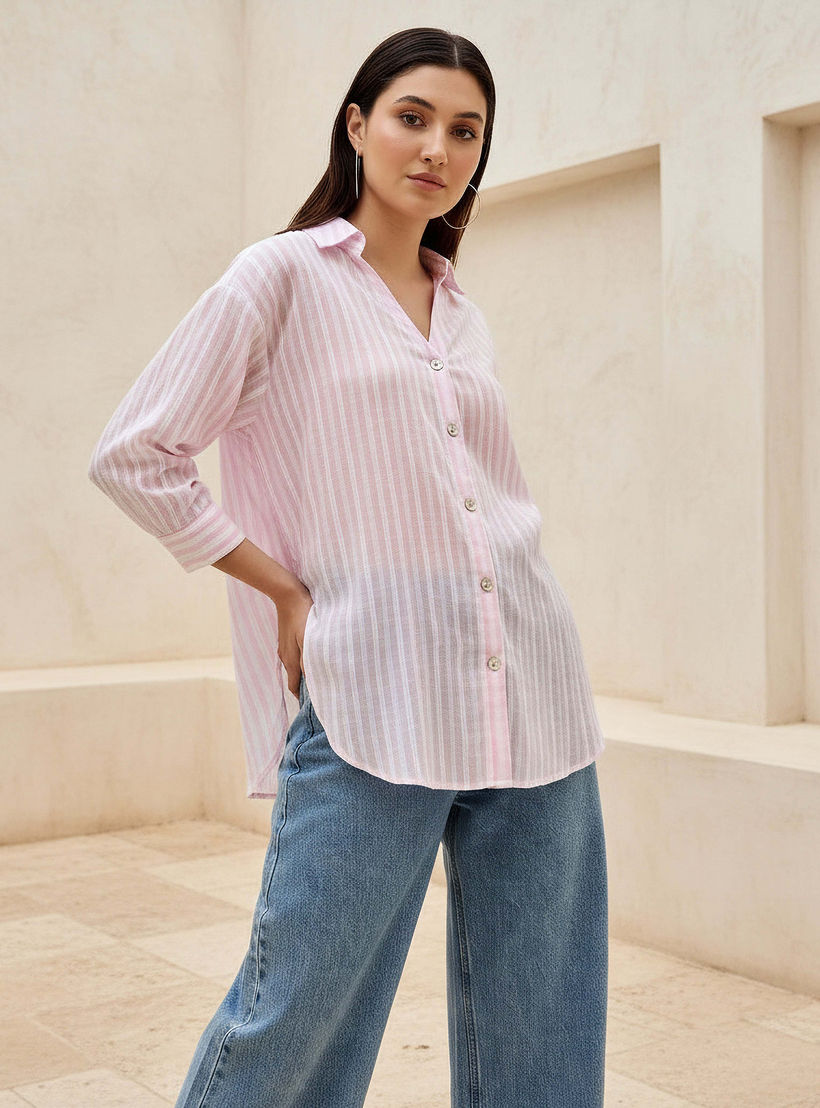 Lee Cooper Shirt with Stripes-women-clothing-shirtsandblouses-shirts-image-1