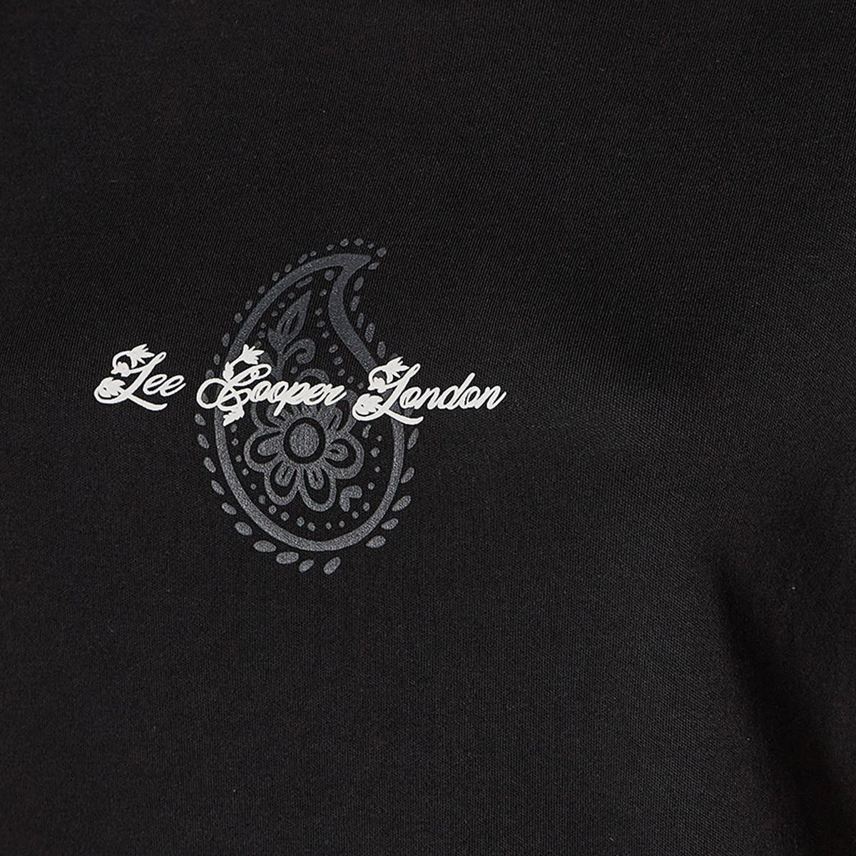 Lee Cooper Relaxed Fit Cotton T-shirt with Print-women-clothing-tshirts-image-2