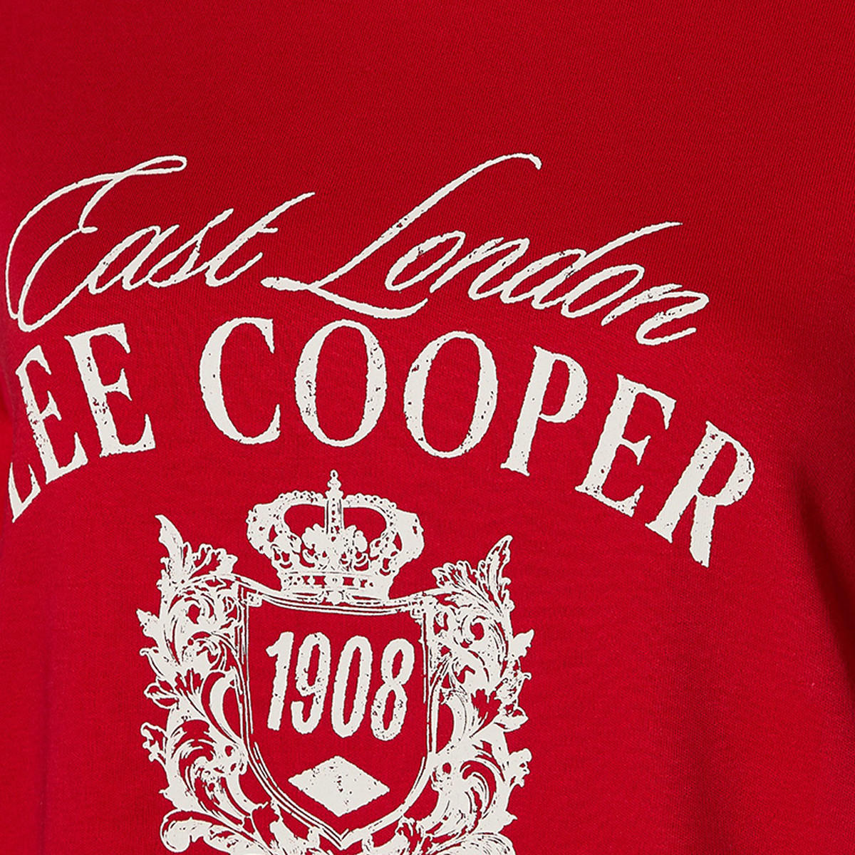 Lee Cooper Relaxed Fit Cotton T-shirt with Print-women-clothing-tshirts-image-2